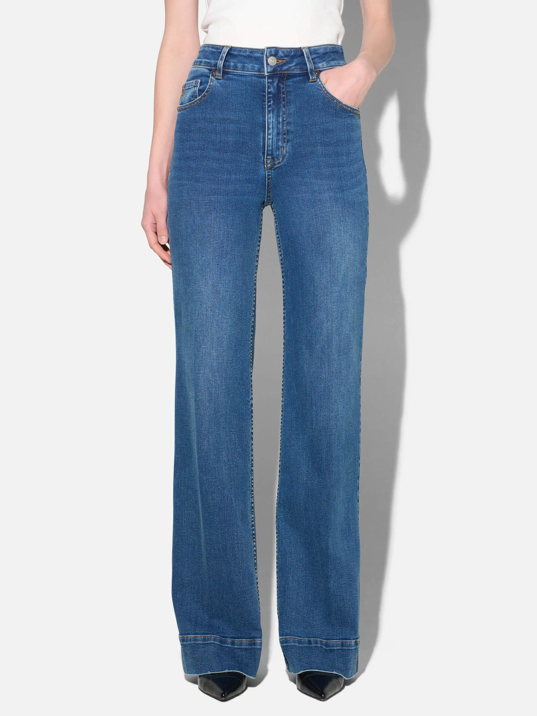 flared jeans dames stretch janice