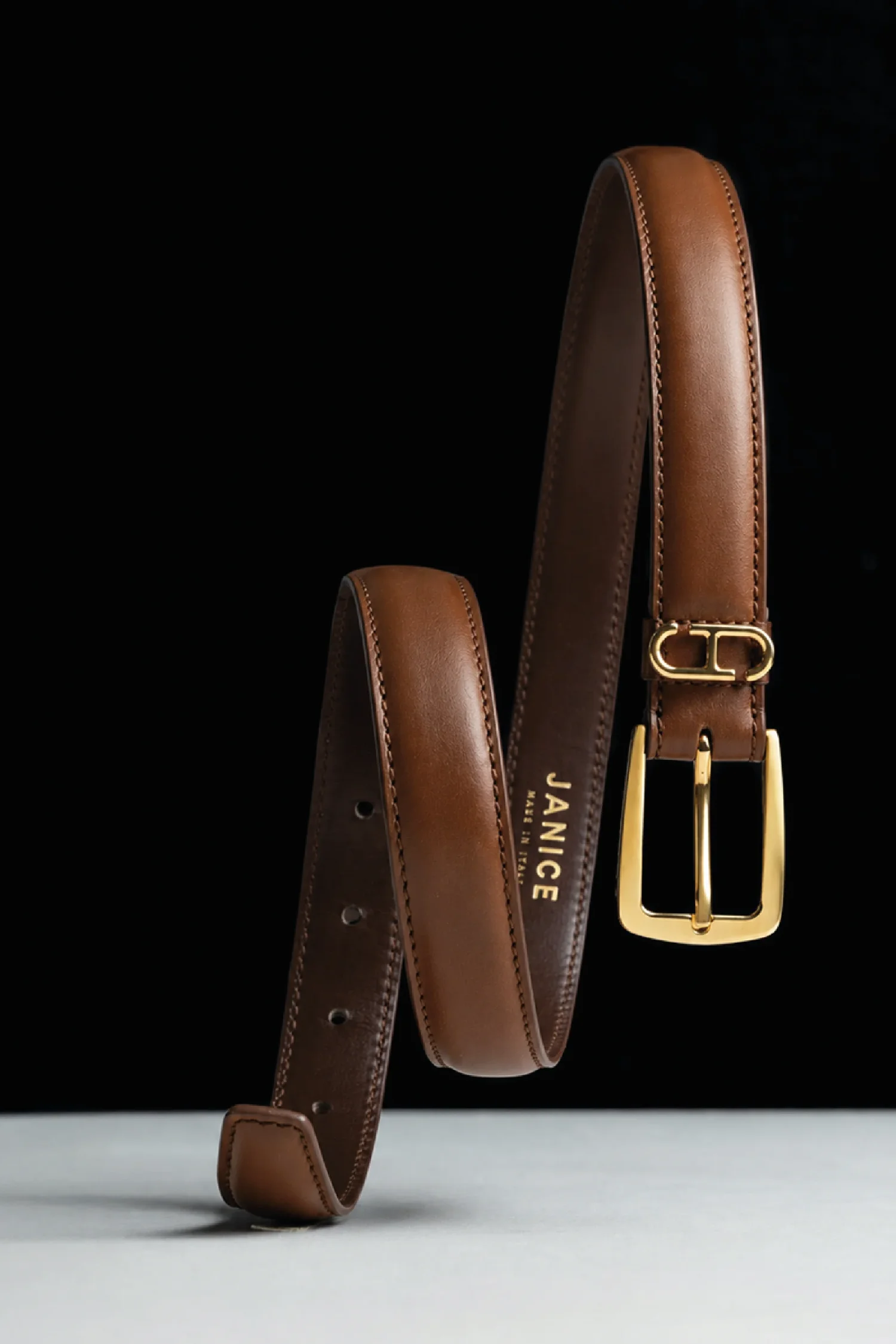Trophy Riem Leer Suede Dames Mode Janice