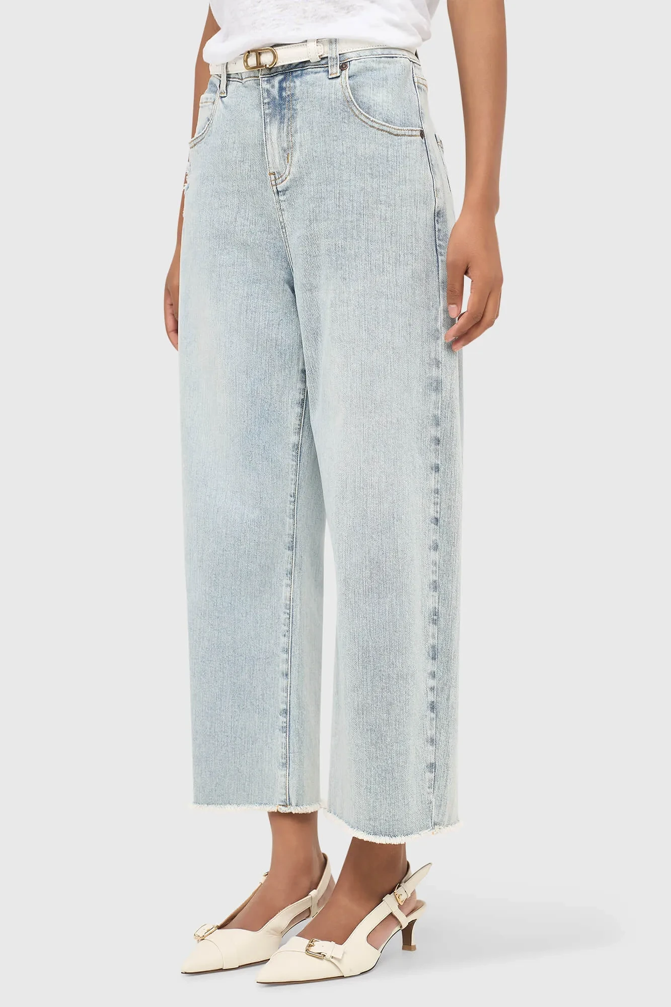 Barrel Jeans Dames Mid Rise Stretch Baxter Blauw 565