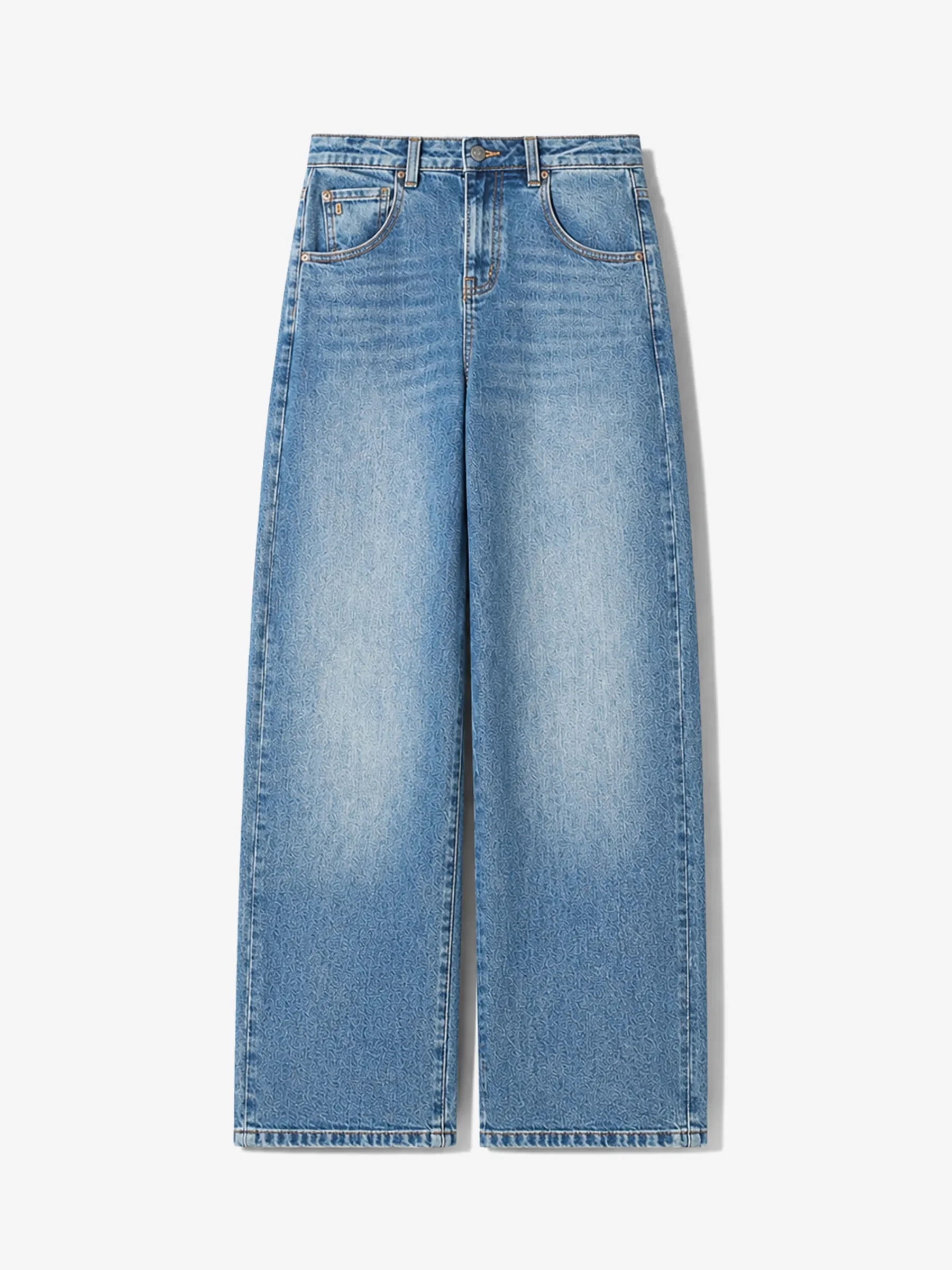 Barrel Jeans Dames Stretch Mid Rise Baxter Blauw 357