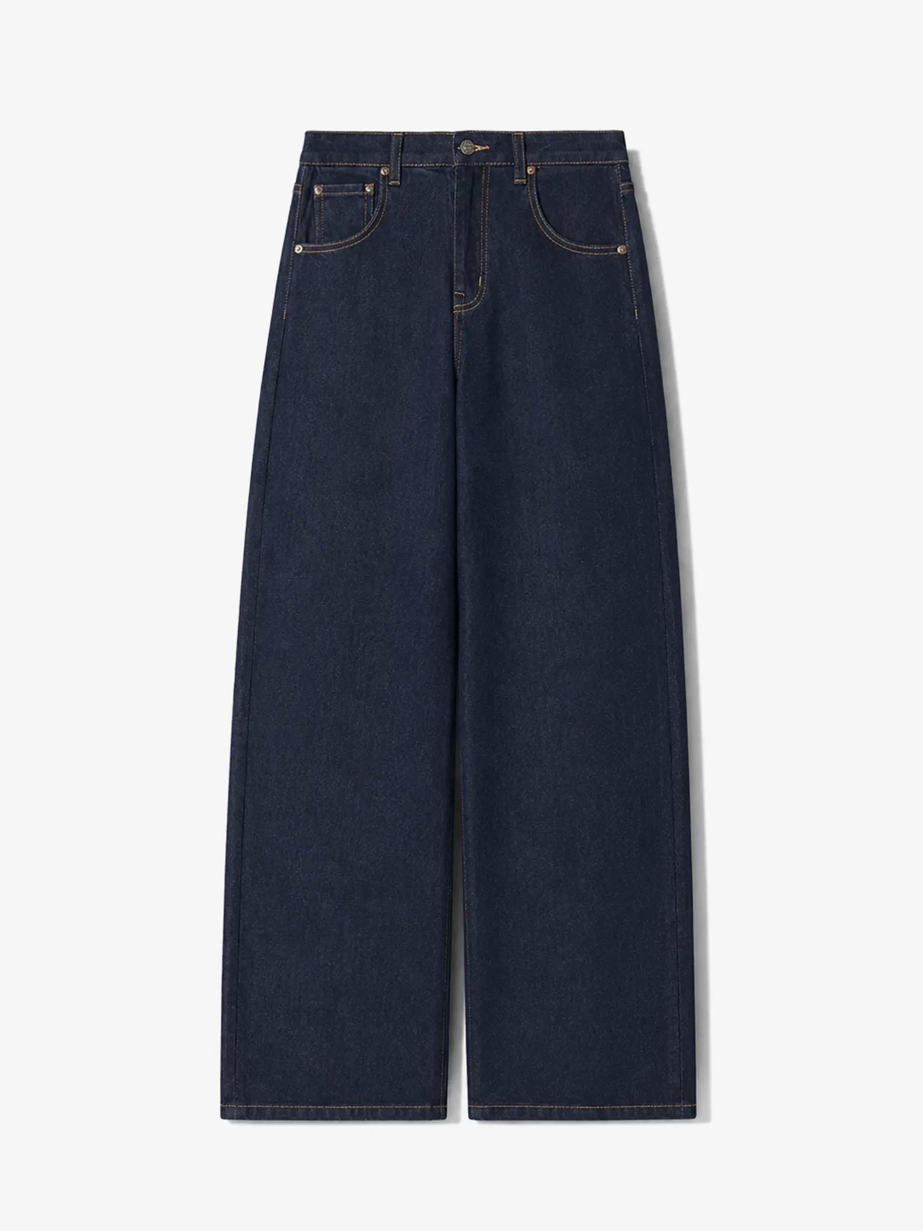 Barrel Jeans Dames Stretch Mid Rise Baxter Japanese Denim