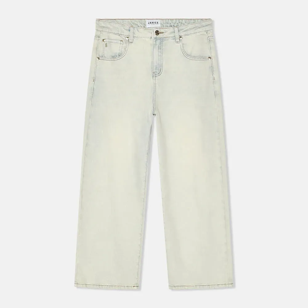 Barrel Jeans Dames Stretch Mid Rise Baxter Blauw 004