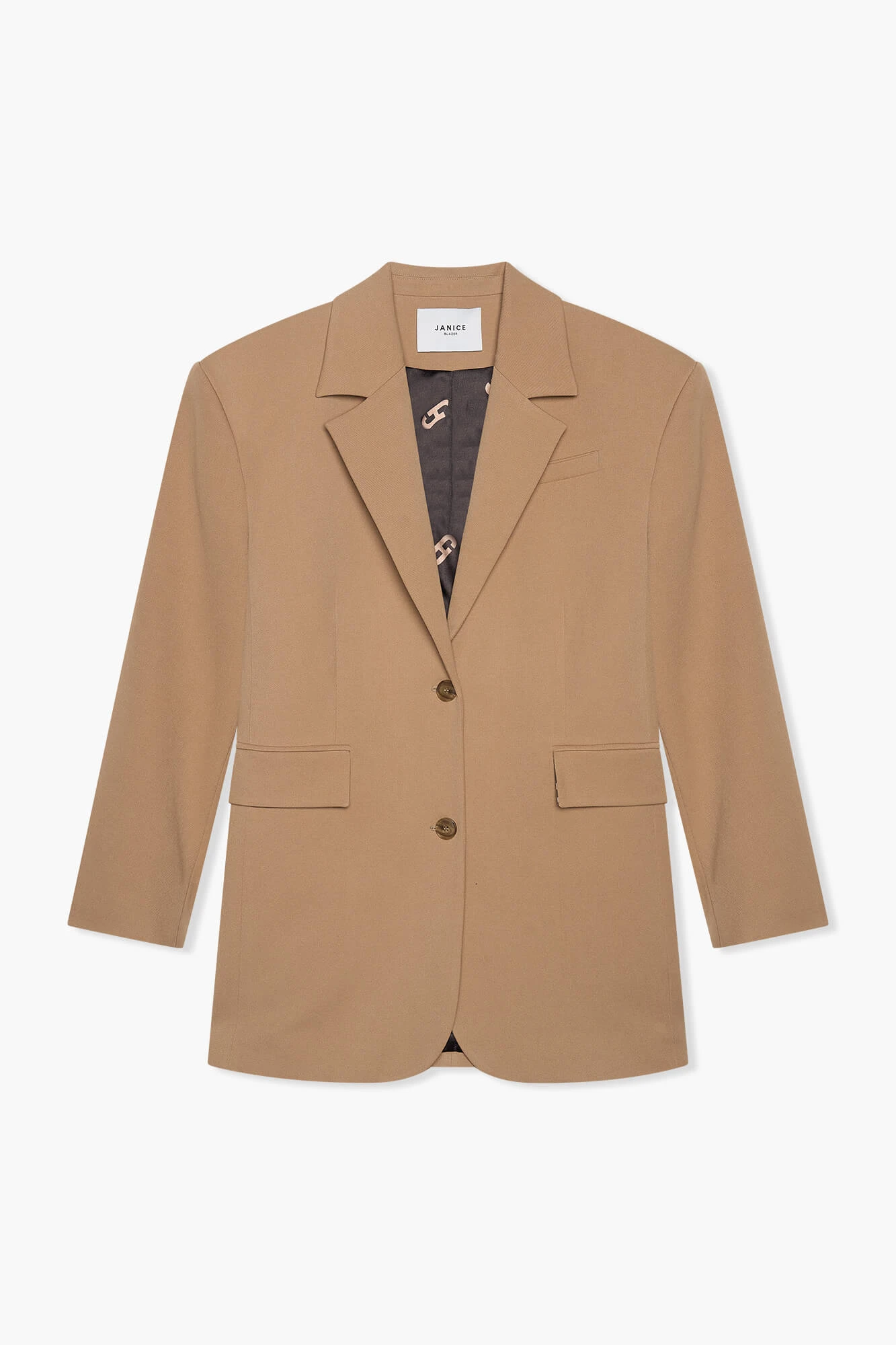 Oversized Blazer Dames Buddy Beige