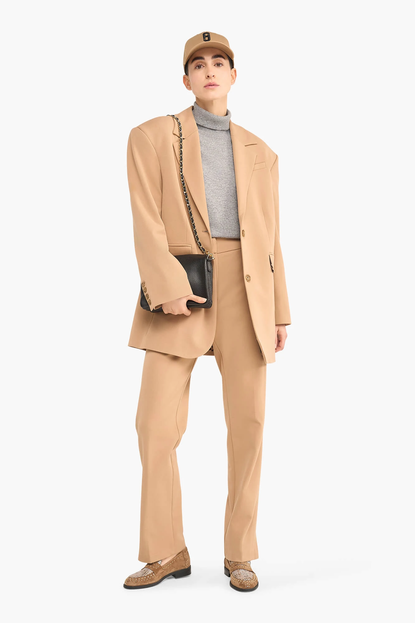 Oversized Blazer Dames Buddy Beige