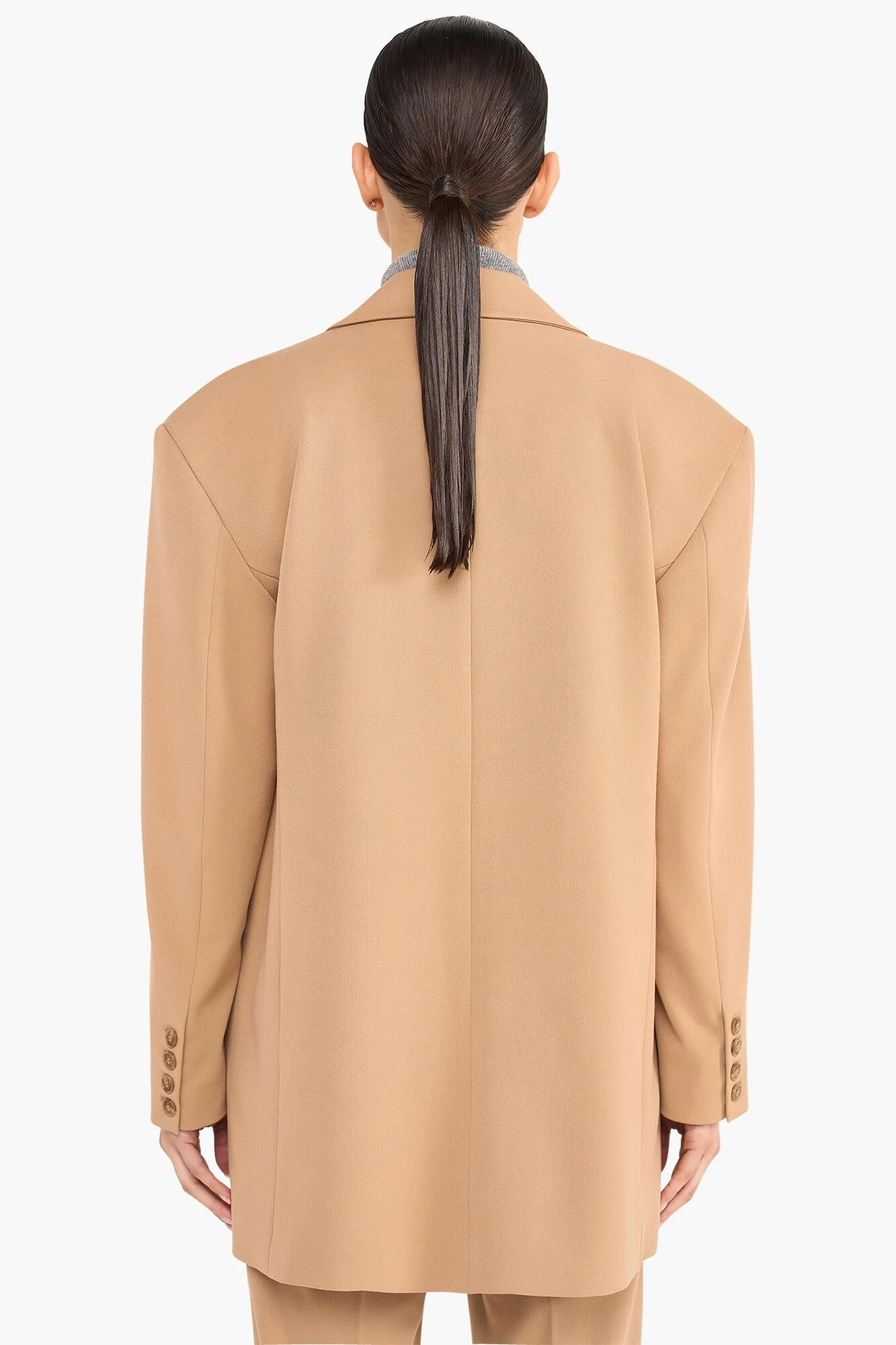 Oversized Blazer Dames Buddy Beige