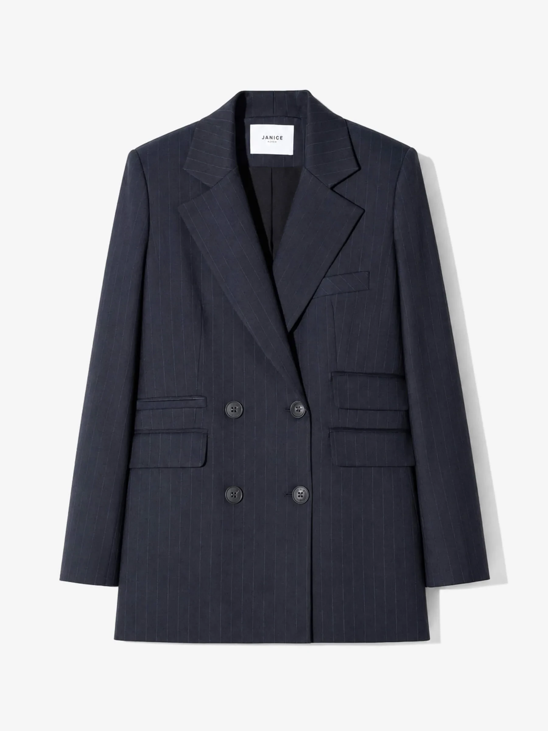 Blazer Dames Blauw Krijtstreep Martin