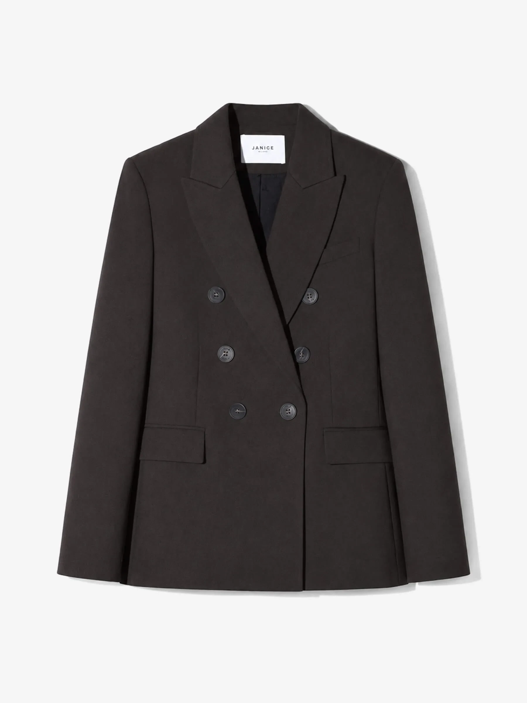 Blazer Dames Bruin Double Breasted Connor