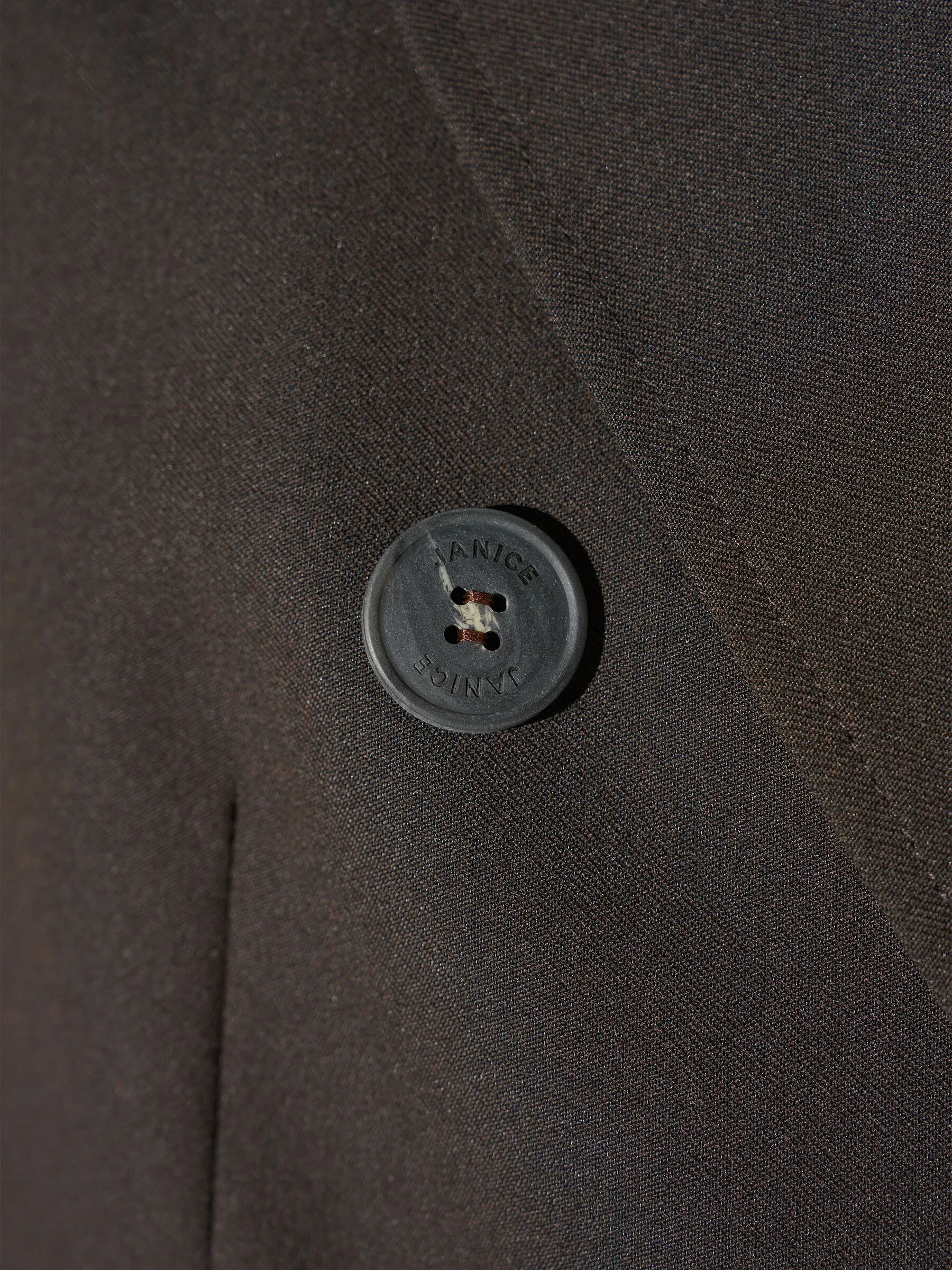 Blazer Dames Bruin Double Breasted Connor