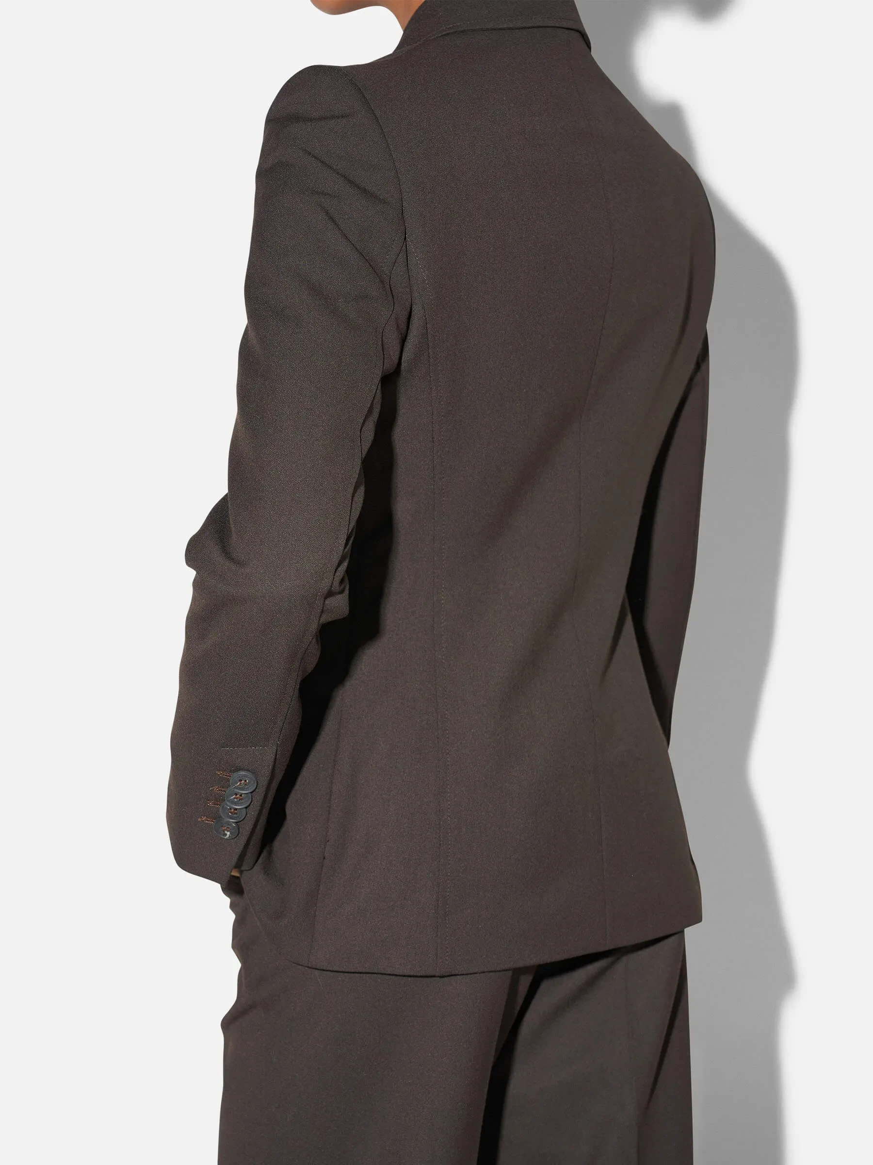 Blazer Dames Bruin Double Breasted Connor