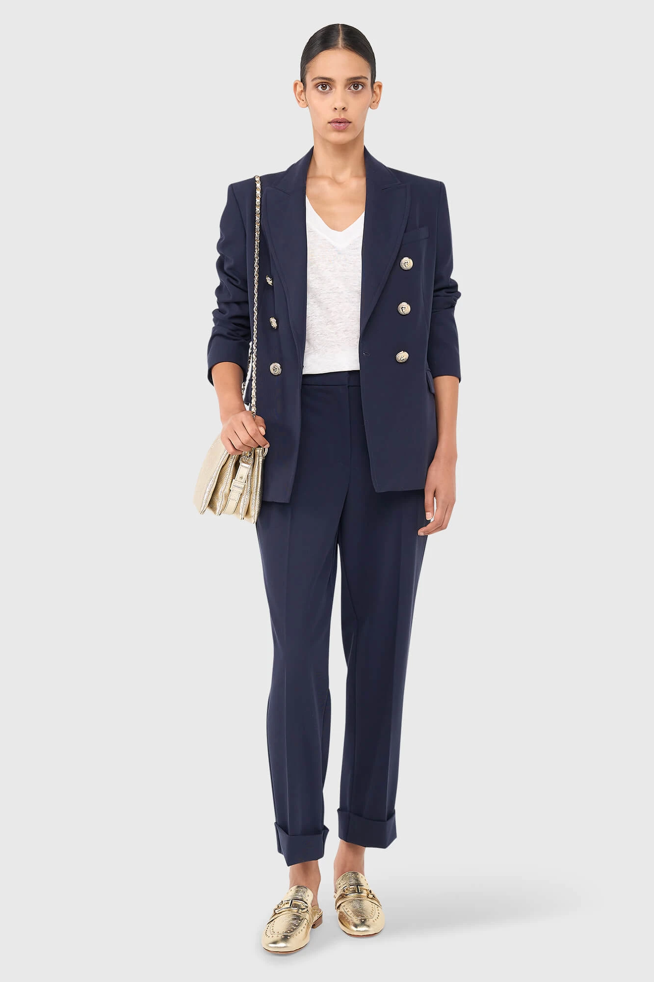 Connor Blazer Donker Blauw