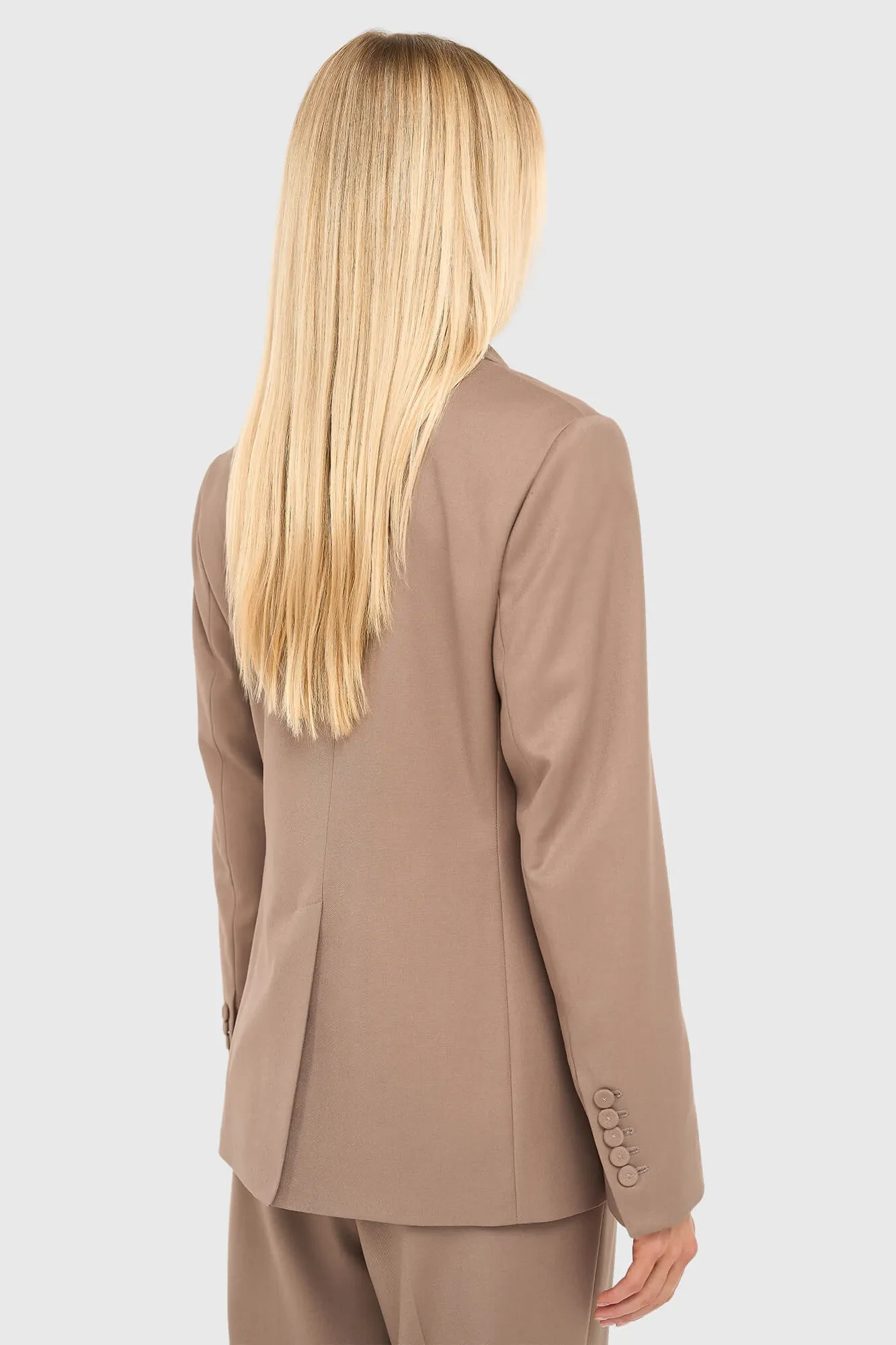 Blazer Dames Getailleerd Bruin Jeremy