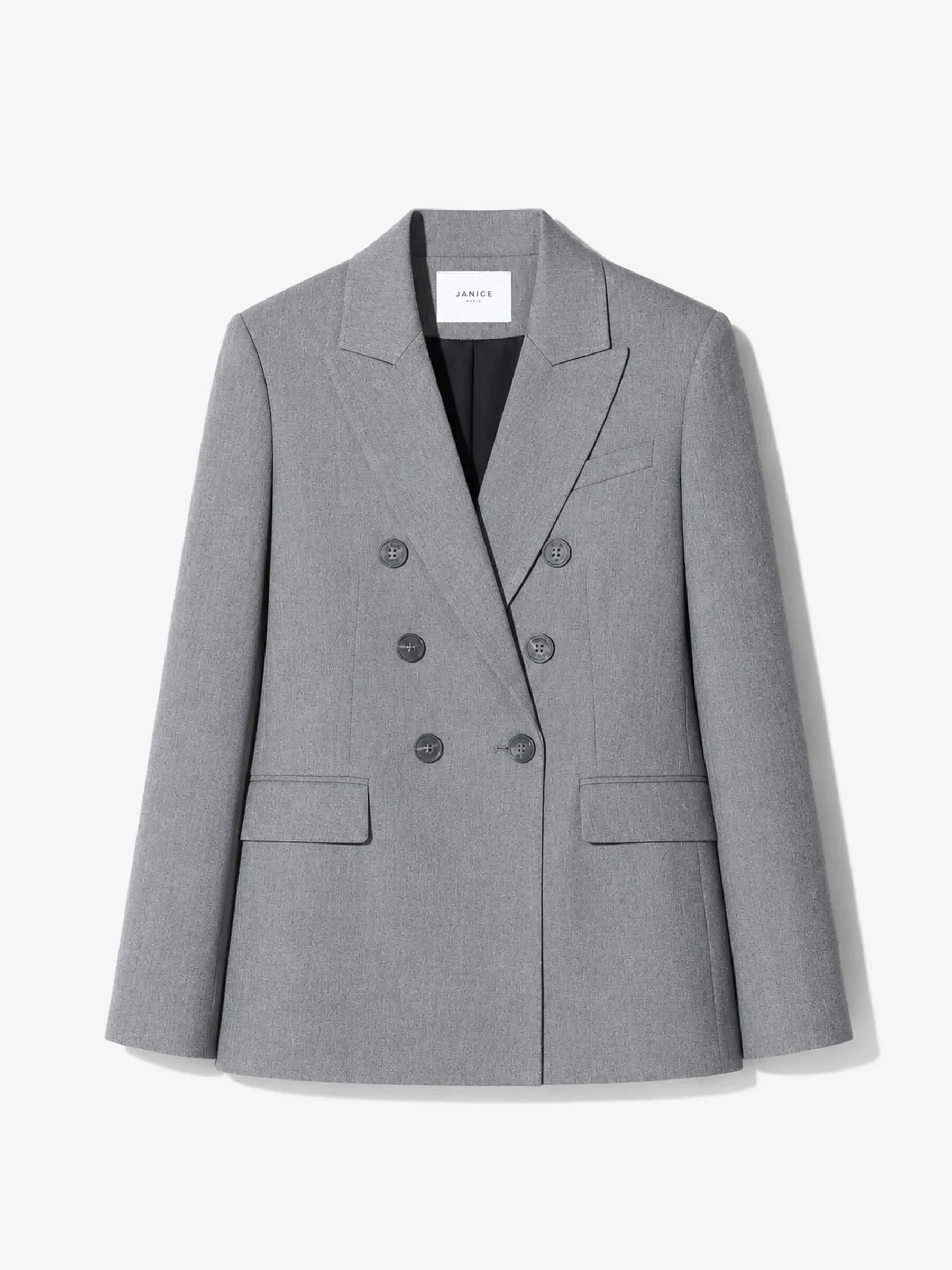 Blazer Dames Grijs Double Breasted Connor