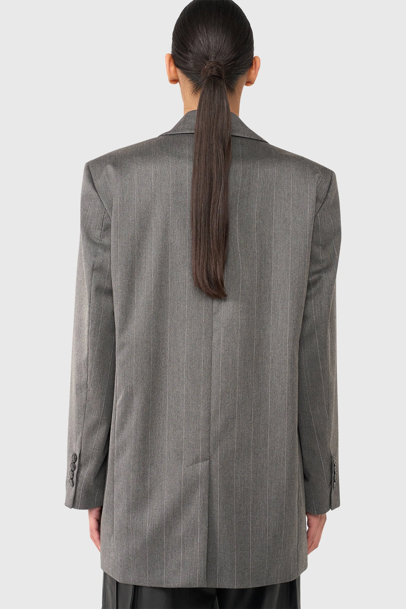 Hank Grijs Streep Lurex