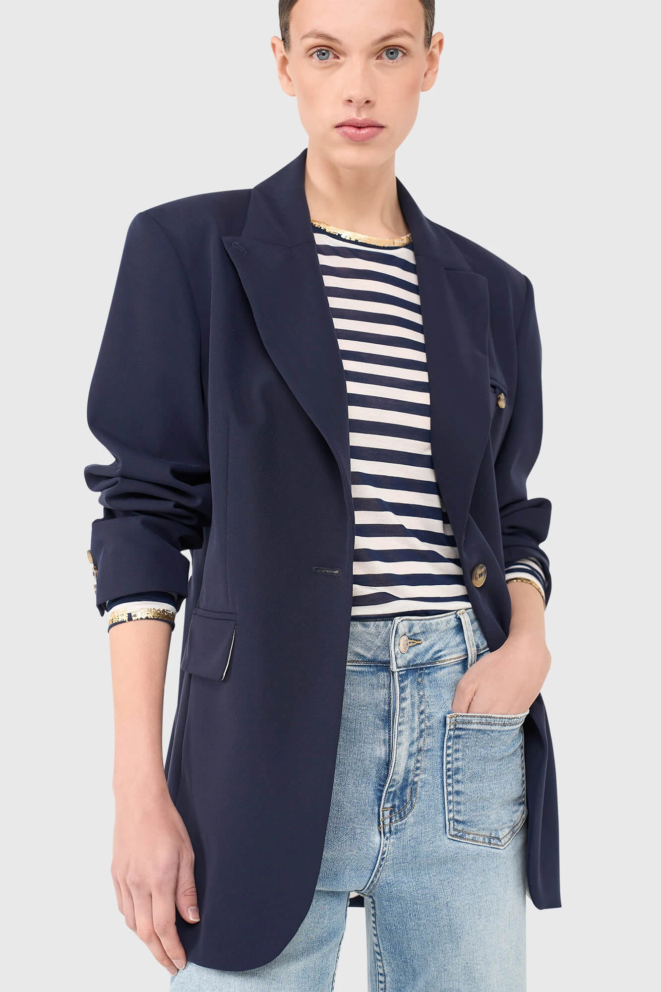 Hank Blazer Donker Blauw