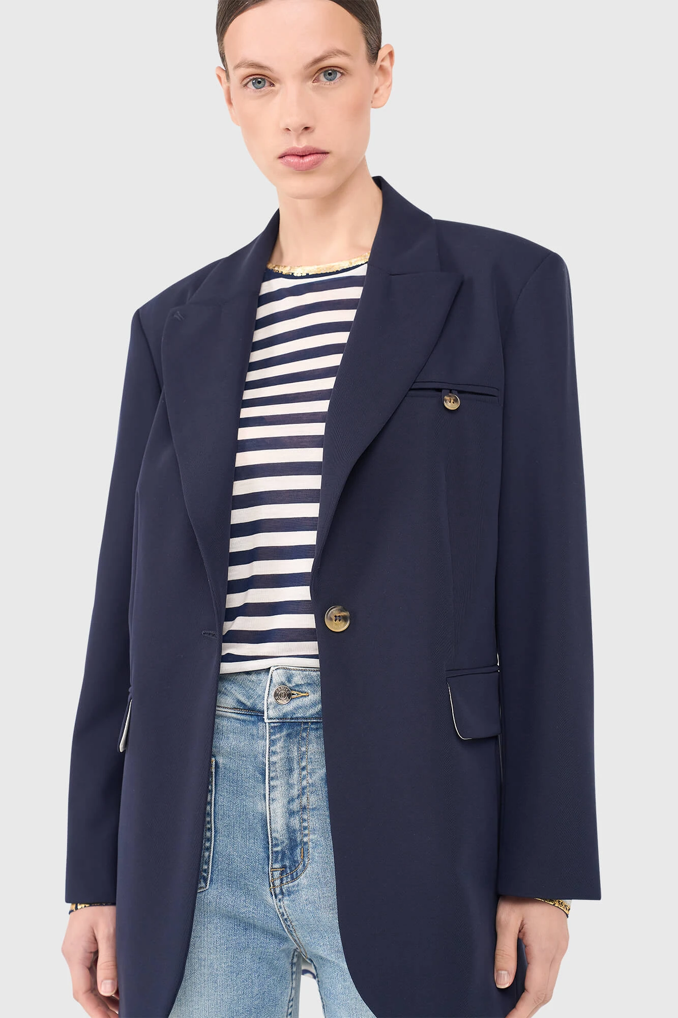 Hank Blazer Donker Blauw