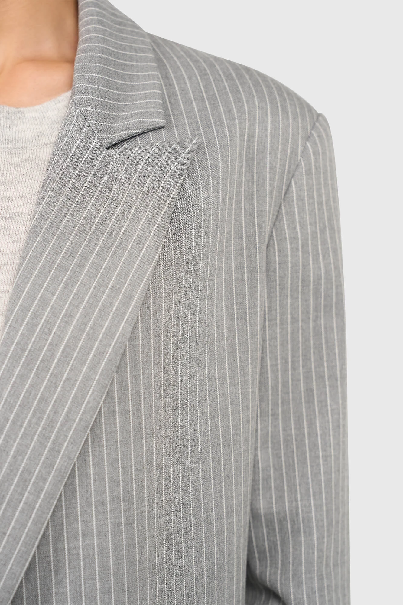 Jones Blazer Grijs Gestreept