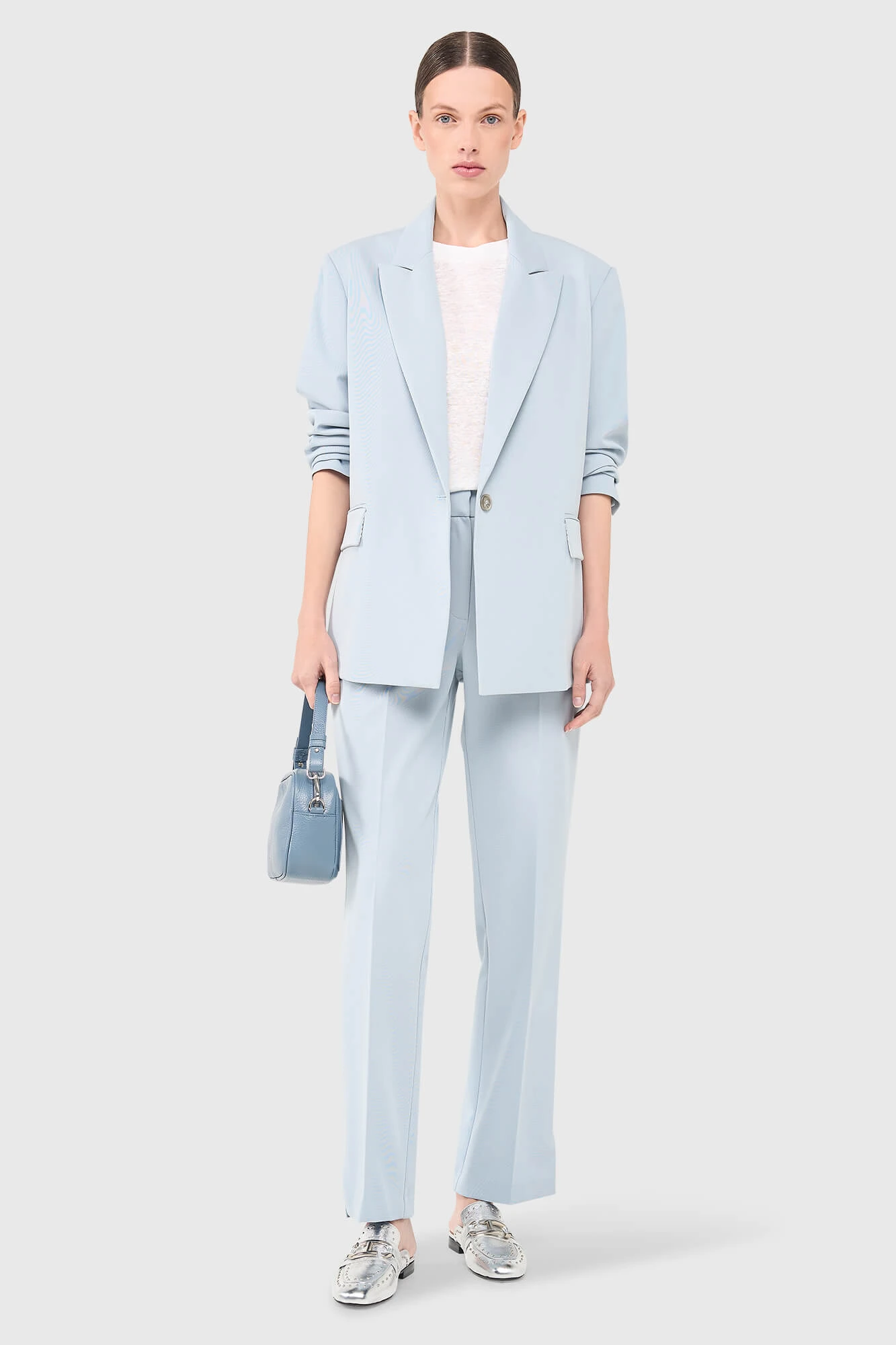 Jones Blazer Licht Blauw