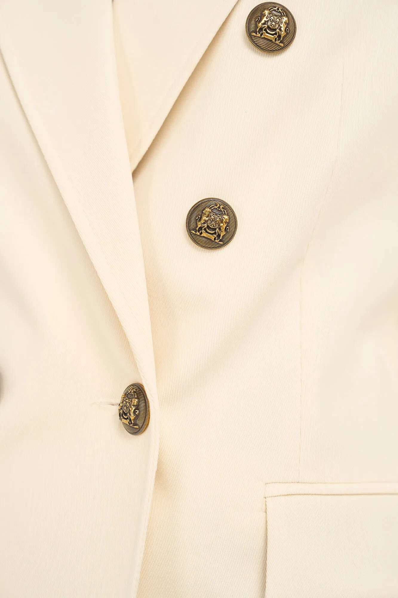 Blazer Dames Knopen Getailleerd Connor Off White