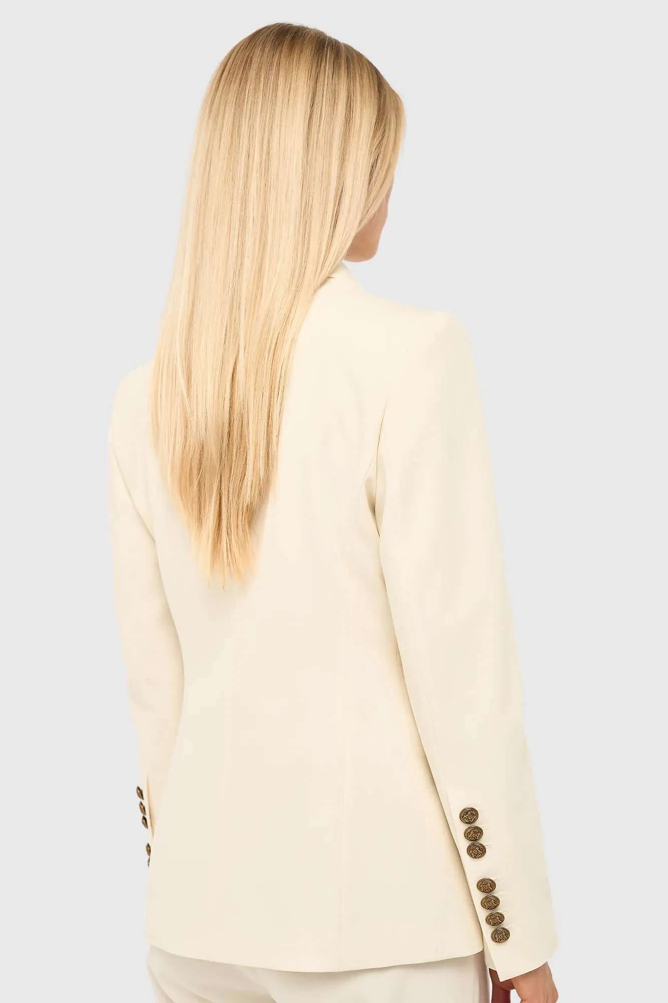 Blazer Dames Knopen Getailleerd Connor Off White