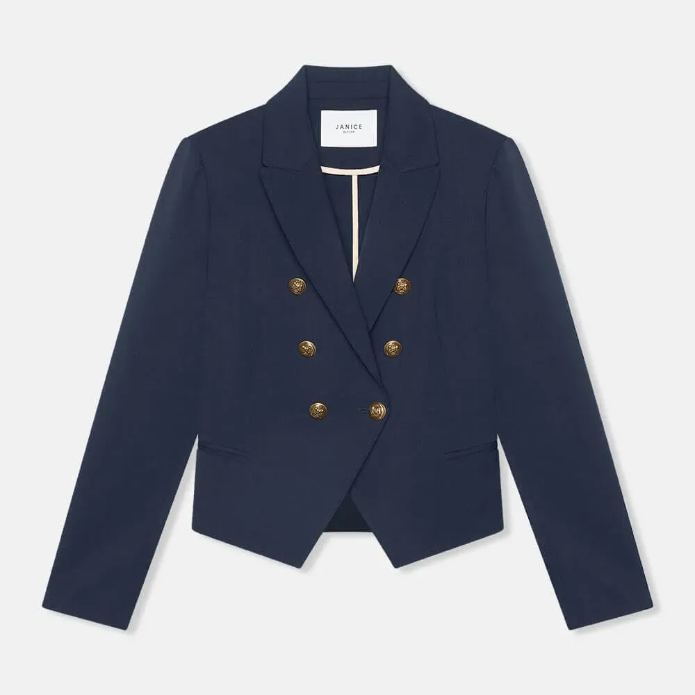 Blazer Dames Kort Blauw Ace