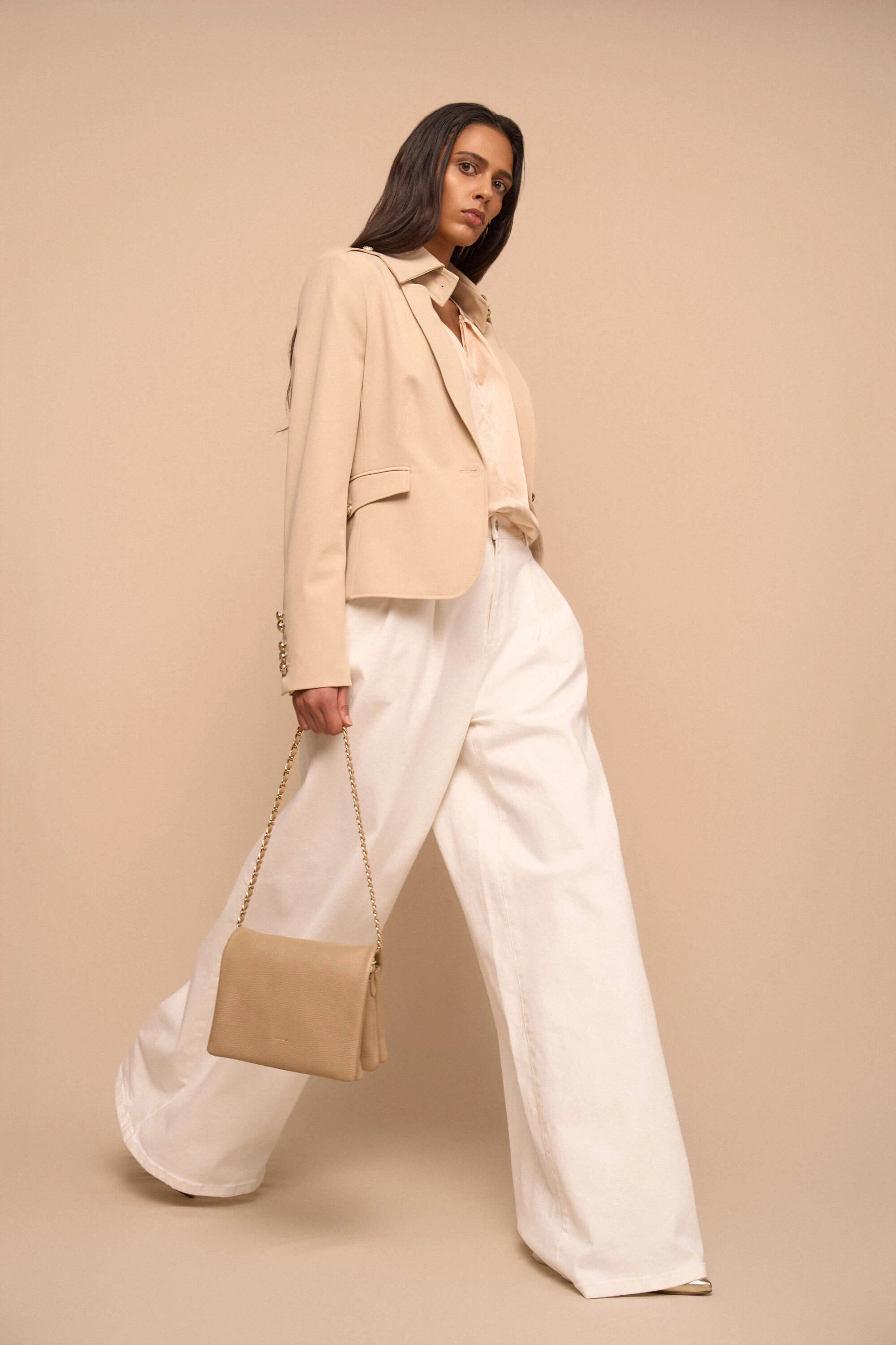 Blazer dames kort harris beige dollar offwhite ooo ross top goud skylar beige janice