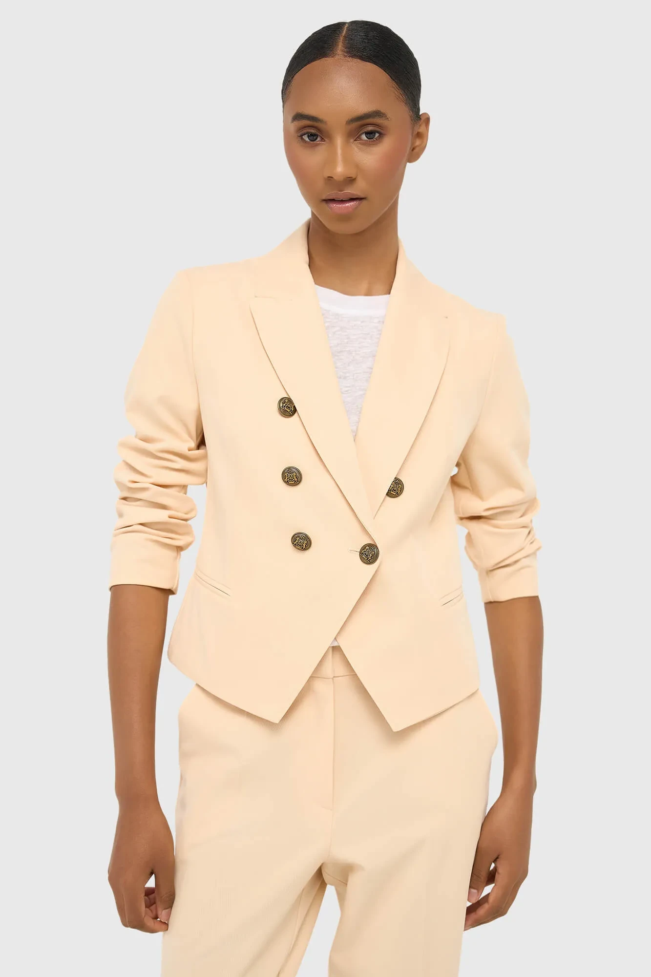 Blazer Dames Kort Peach Ace