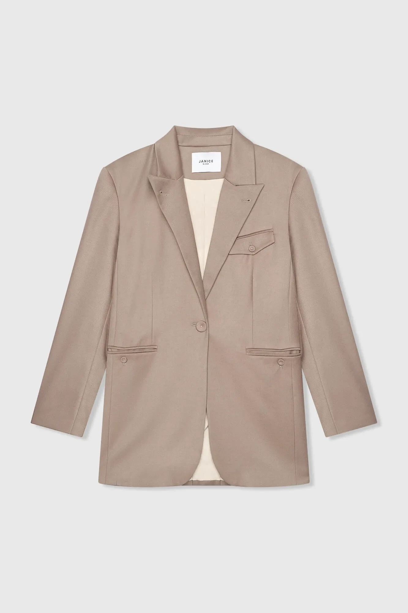 Blazer Dames Oversized Boyfriend Hank Bruin