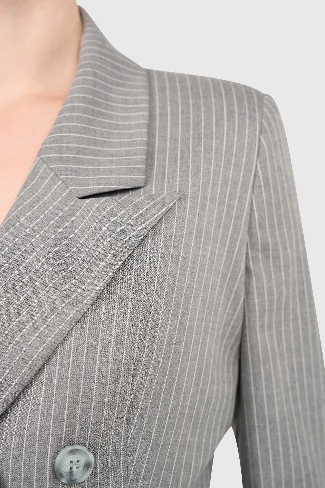 Stan Blazer Grijze Streep