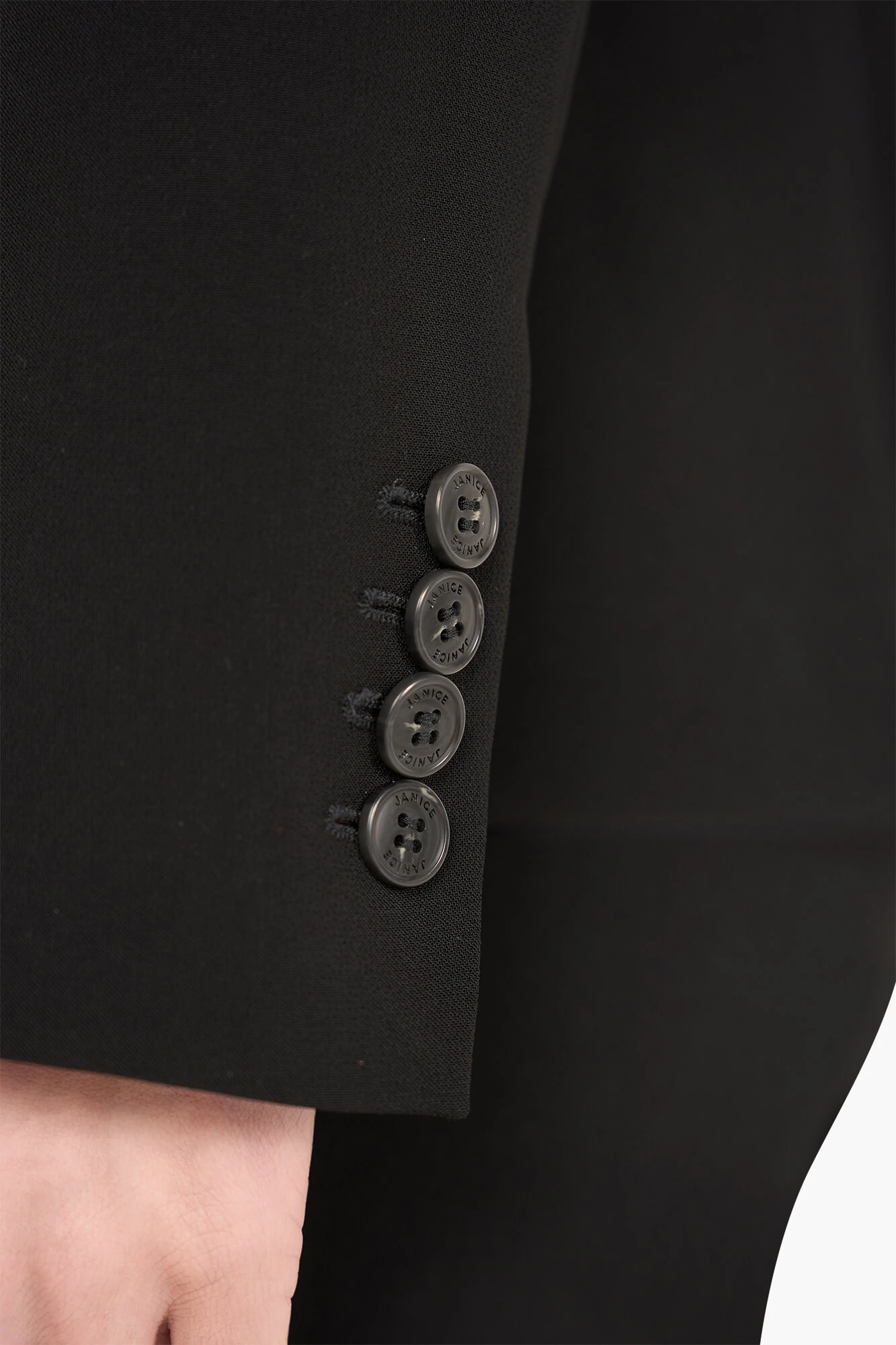 Blazer Dames Getailleerd Luke Zwart