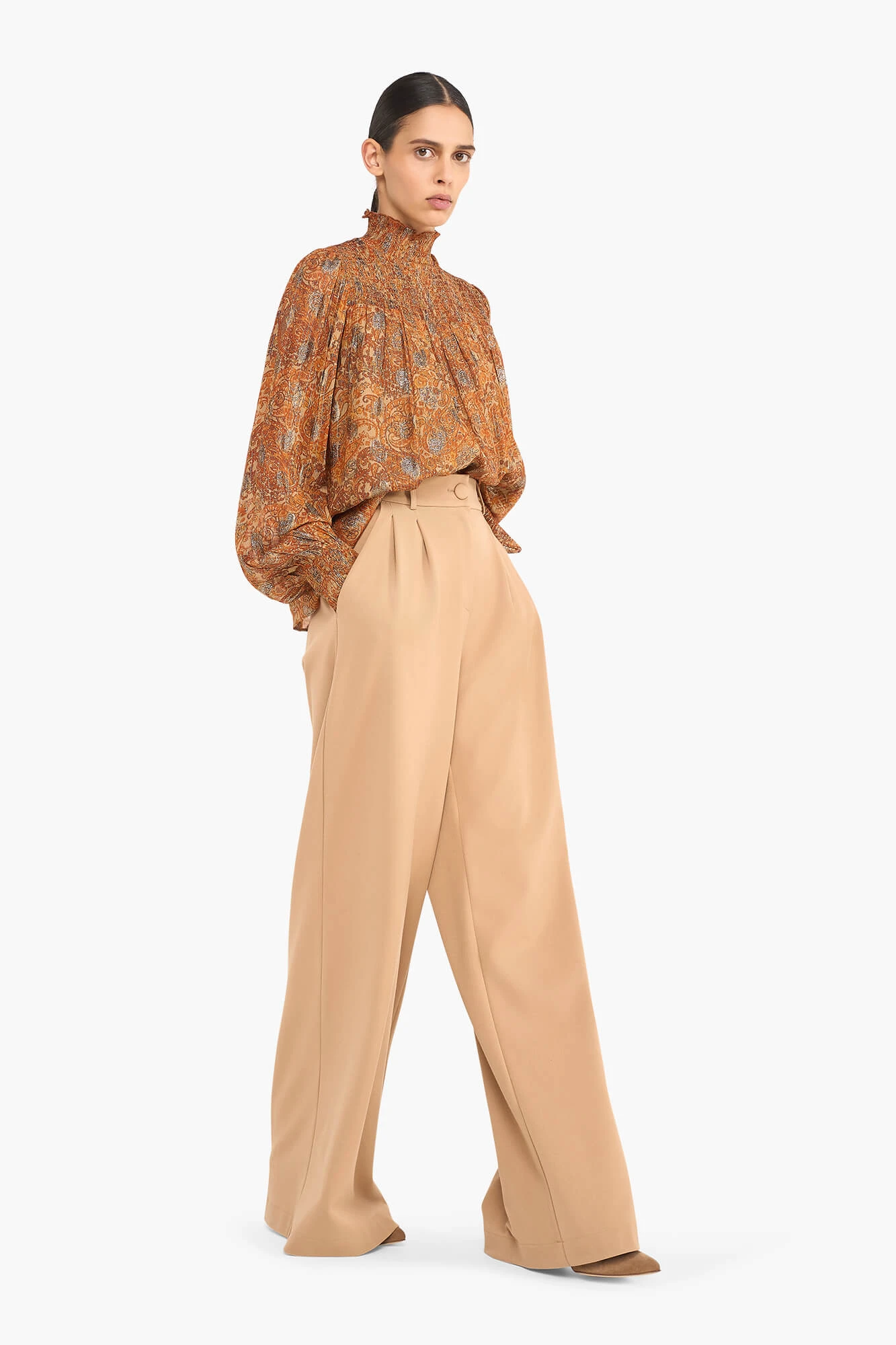 Blouse Dames Lurex Smog Hardy Paisley