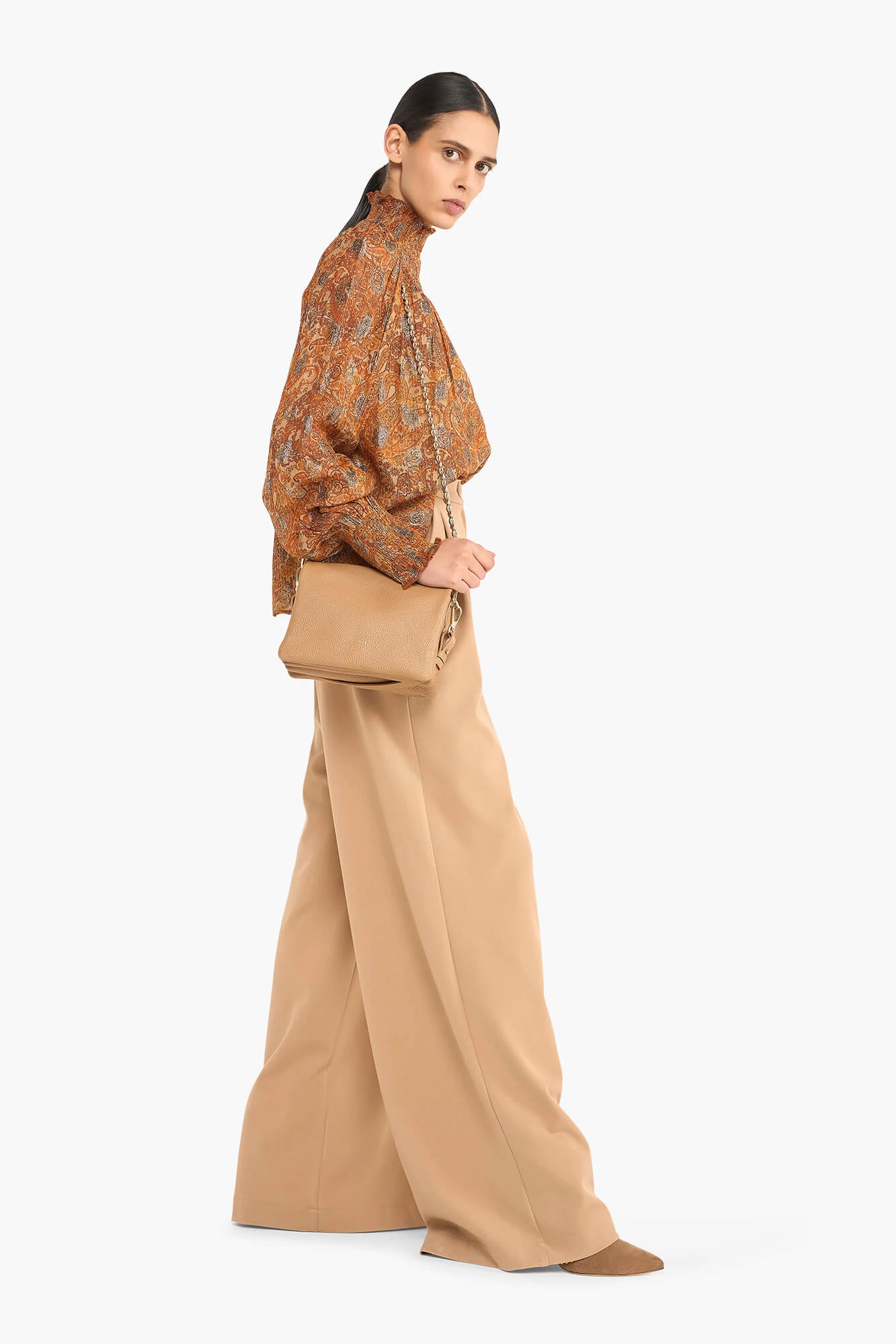 Blouse Dames Lurex Smog Hardy Paisley
