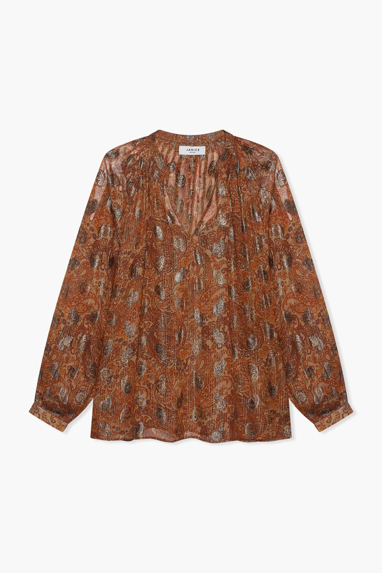 Blouse Dames Bruin Landon Paisley