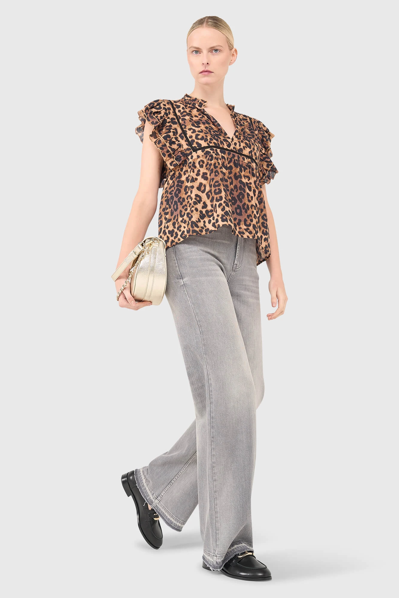 Carson Blouse Panterprint