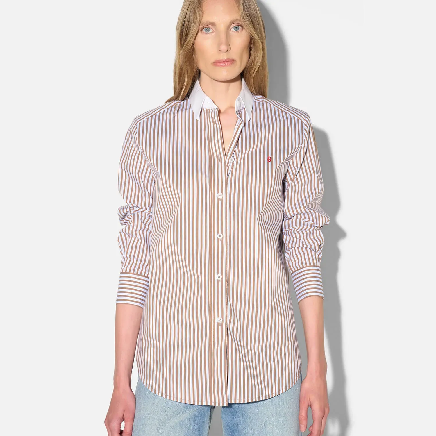 Blouse Dames Katoen Strepen Clint Bruin
