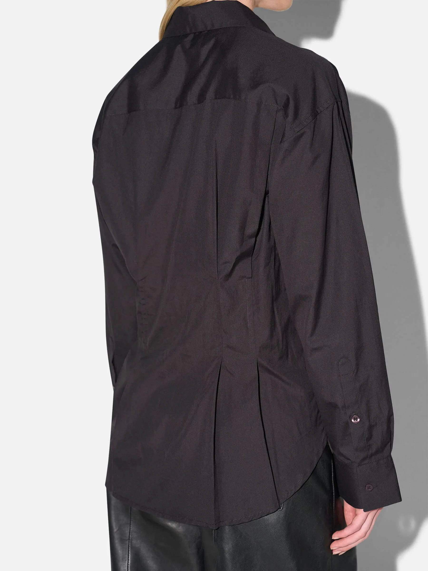 Blouse Dames Katoen Taille Brogan Zwart
