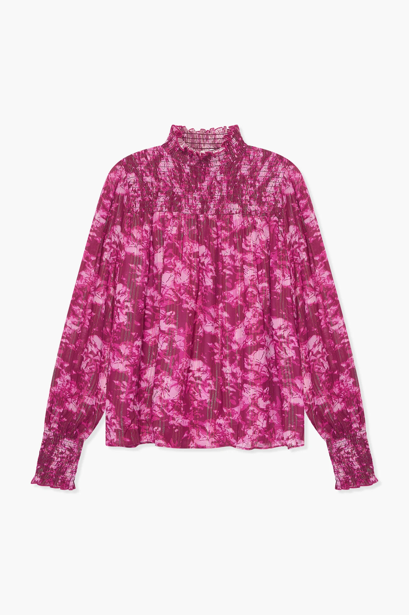 Blouse Dames Print Smog Hardy Paars