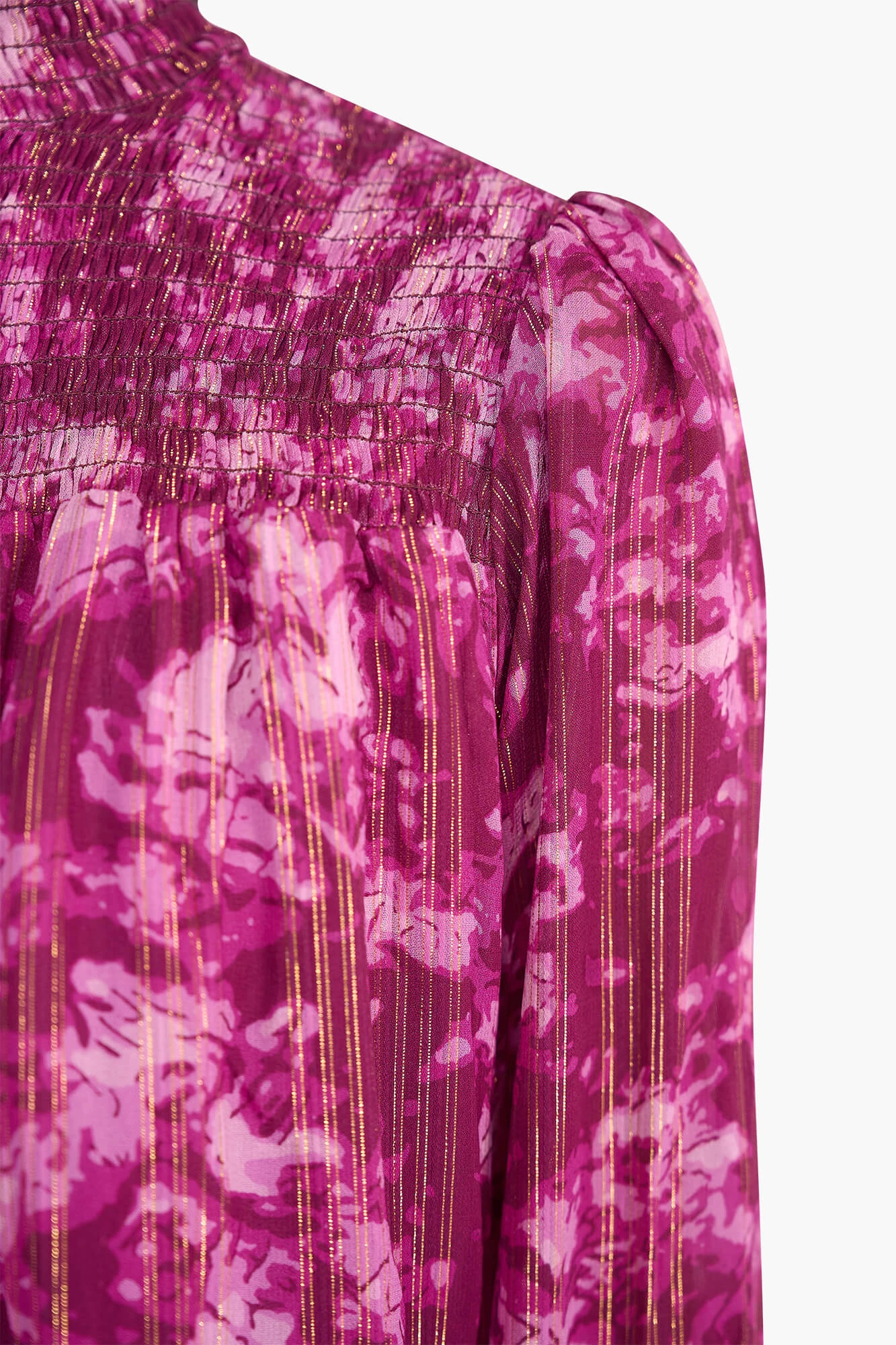 Blouse Dames Print Smog Hardy Paars