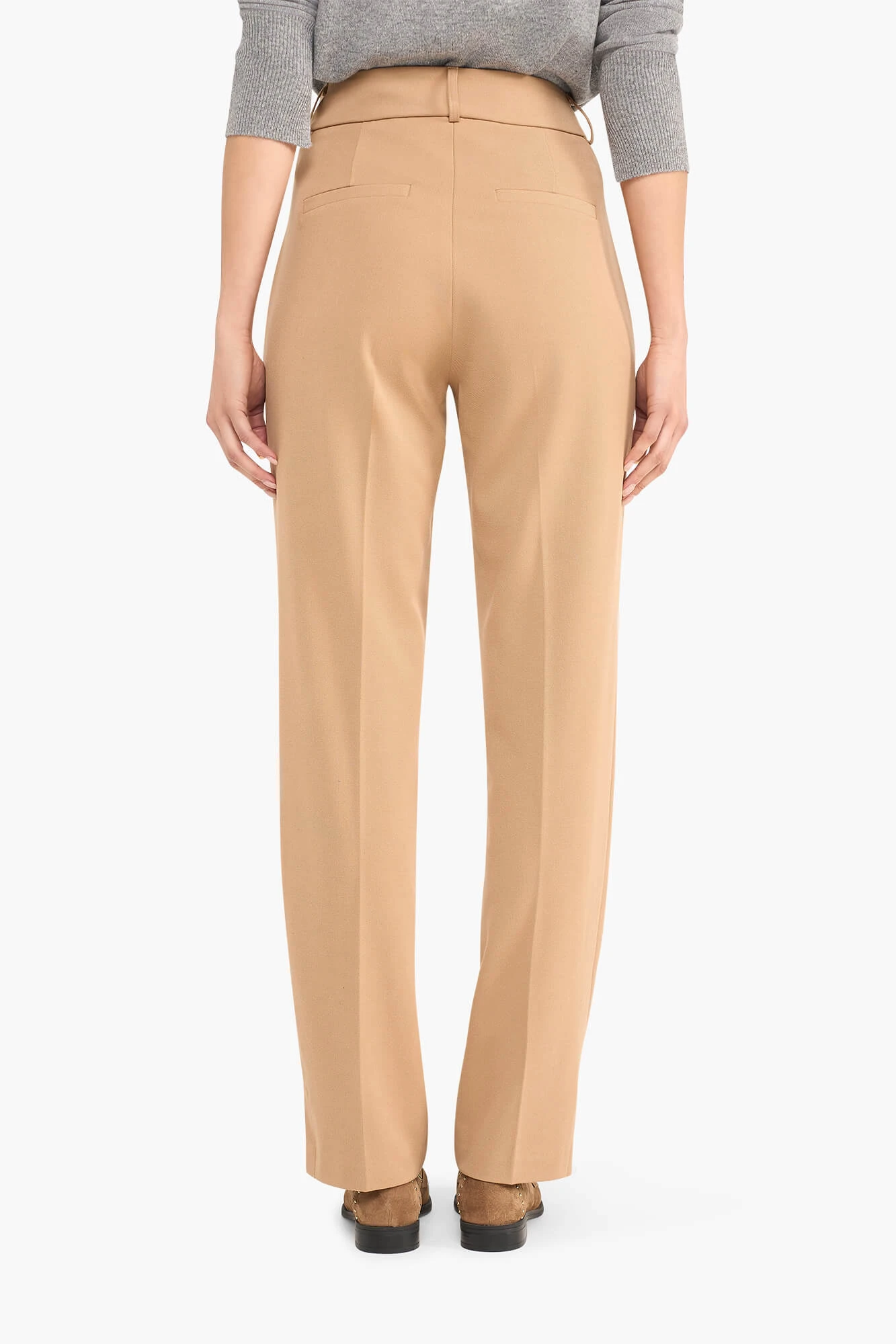 Broek Dames Splitje Marc Beige