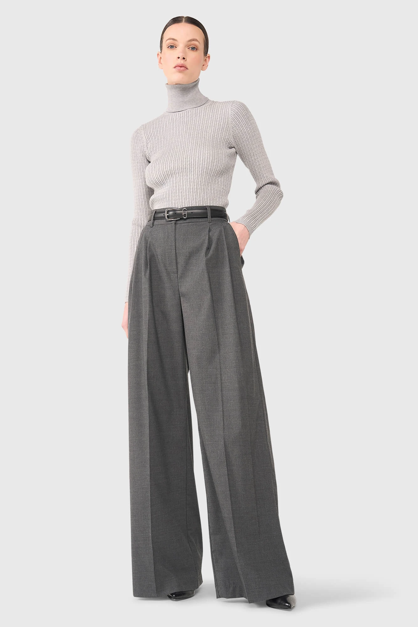 Dollar Pantalon Grijs