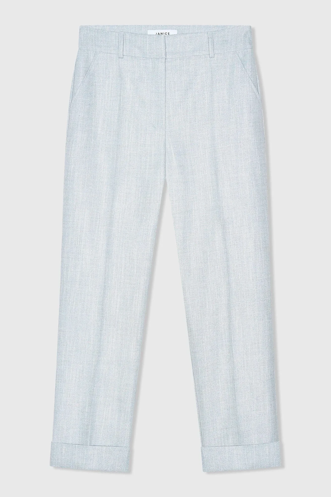 Broek Dames Steekzakken Blauw Lurex Sean