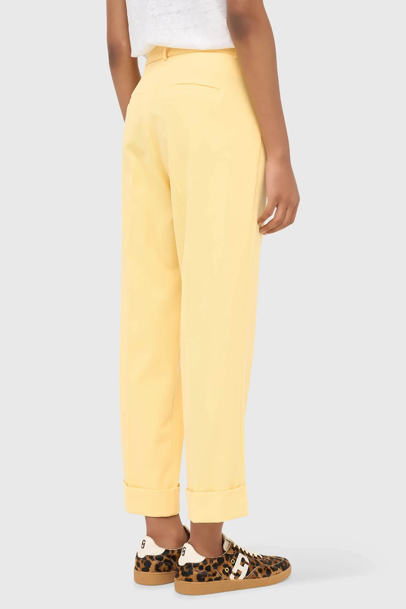 Broek Dames Steekzakken Sean Geel