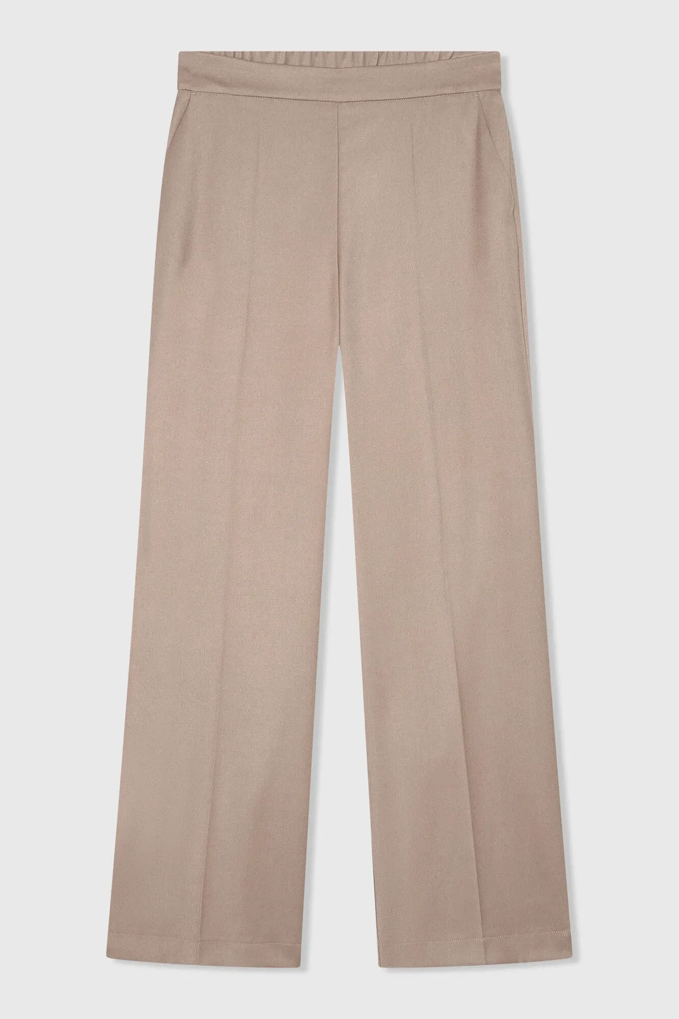 Broek Dames Wijde Pijp Bruin Pete
