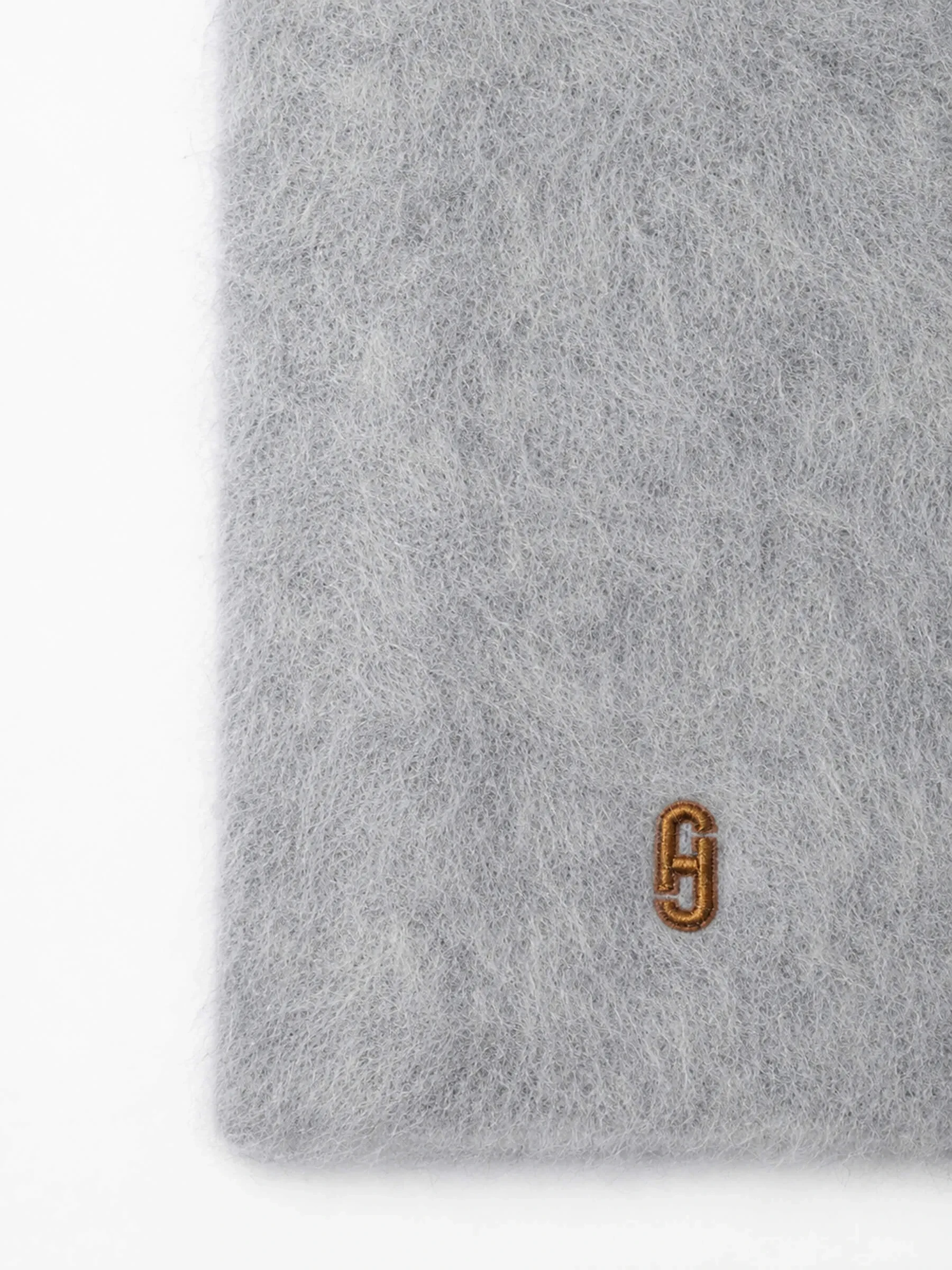 Brushed Cashmere Dames Sjaal Santos Grijs