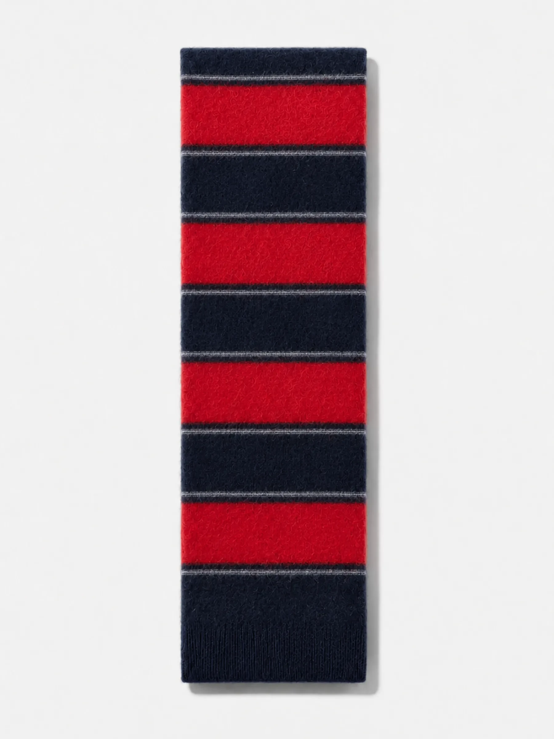 Brushed Merino Wol Dames Sjaal Santos Rood Blauw