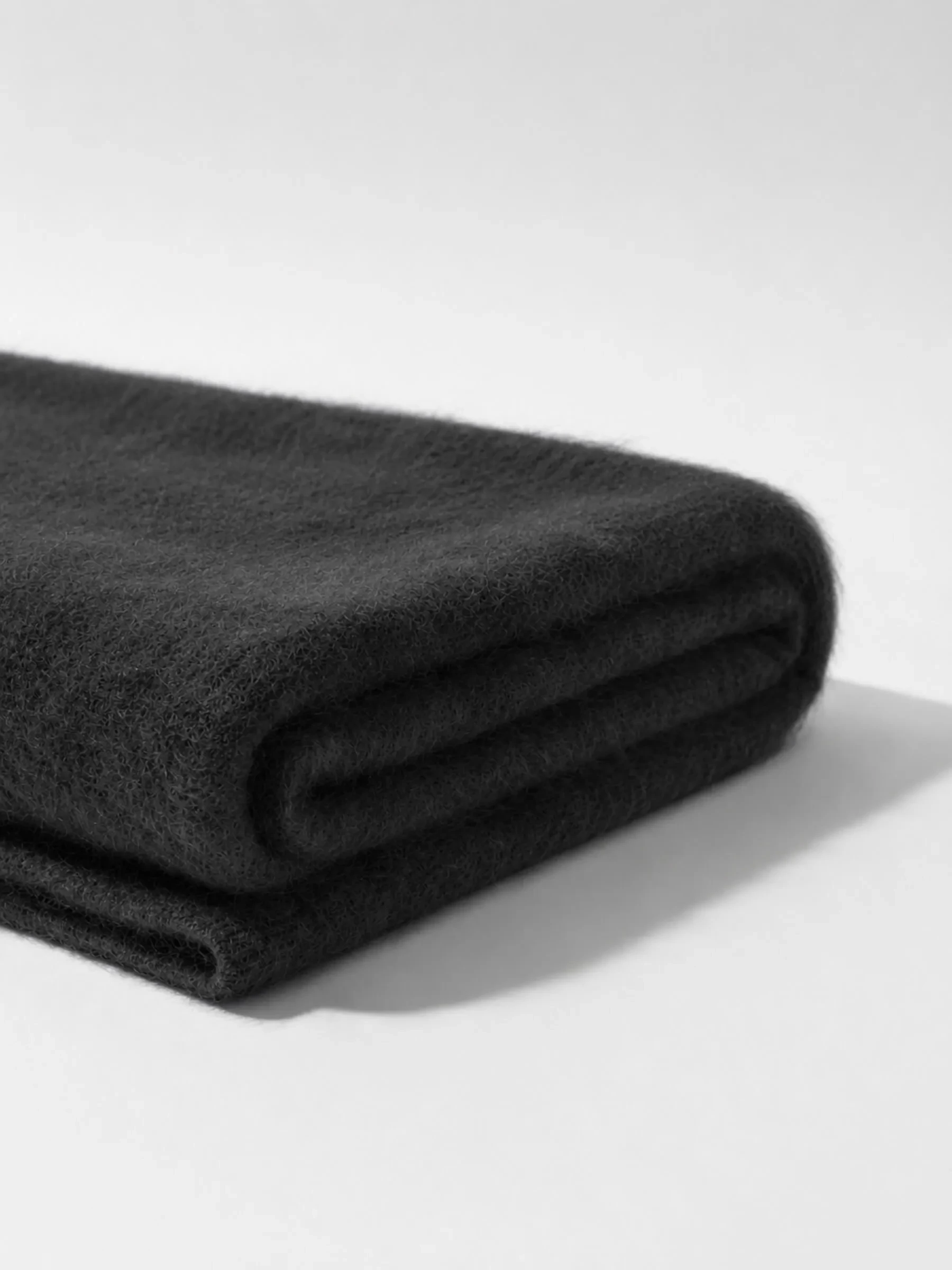 Brushed Cashmere Dames Sjaal Santos Zwart