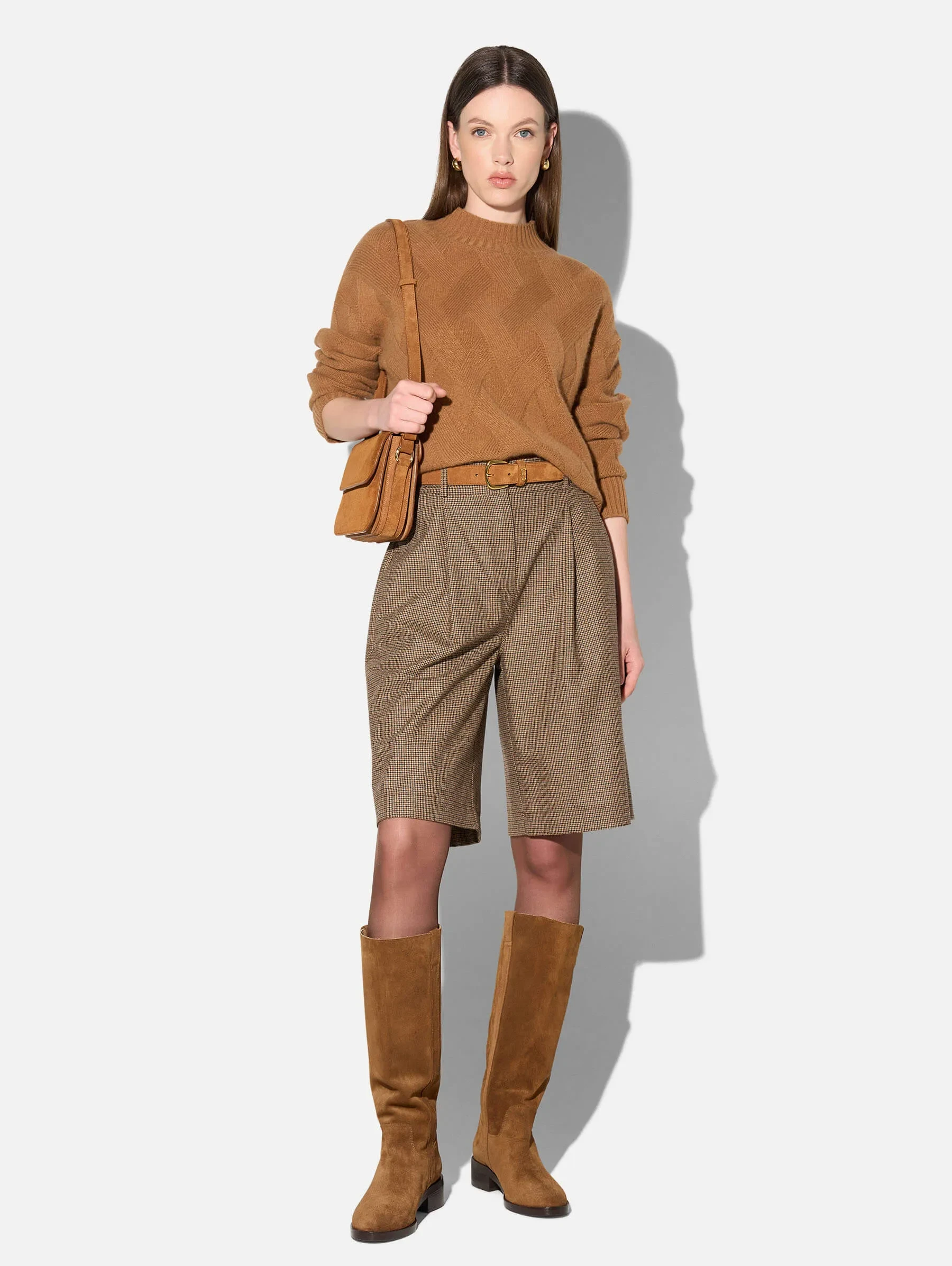 Camel Cashmere Dames Trui Taron