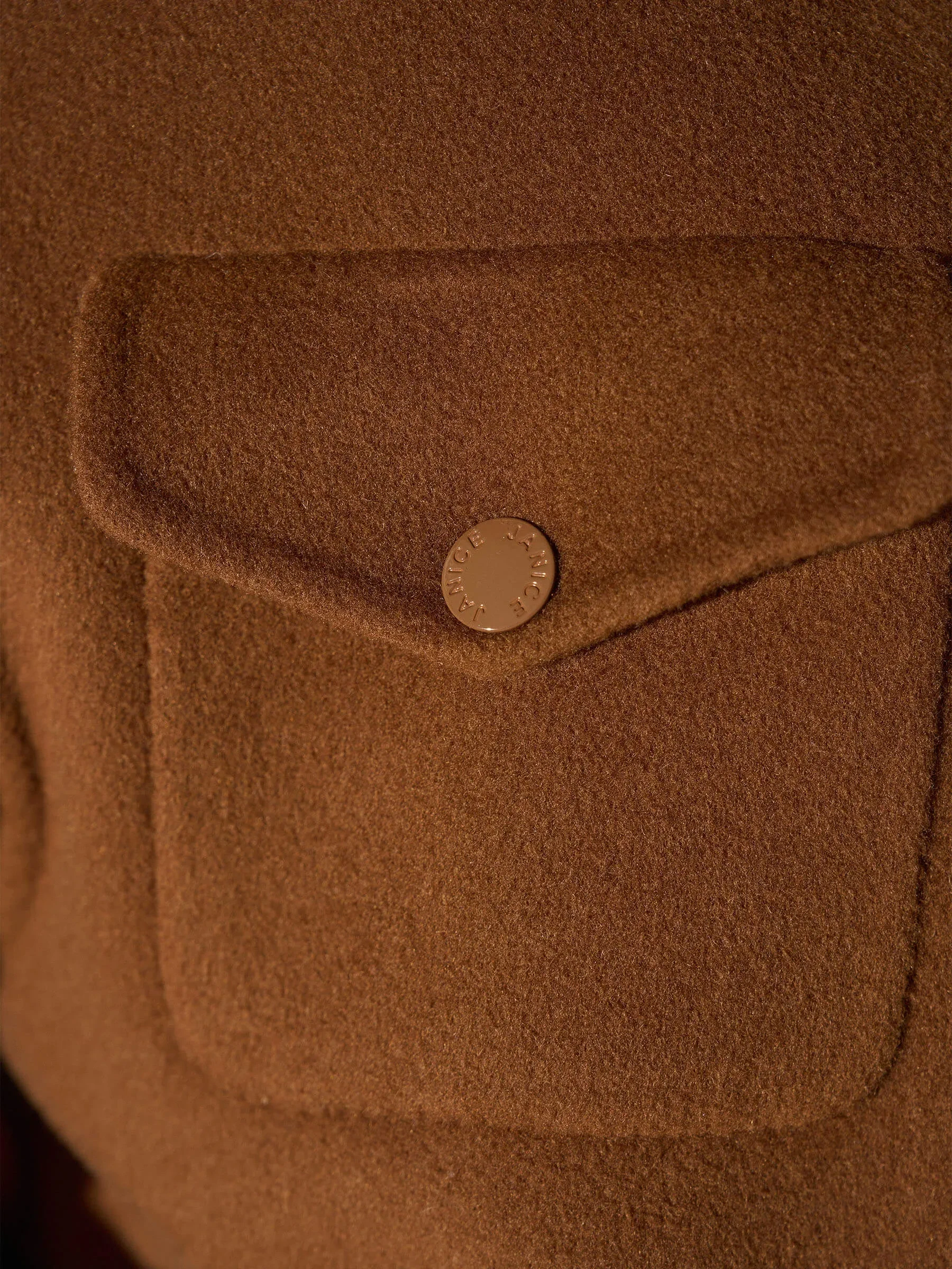 Cashmere Dames Jack Oversized Roan Tabacco