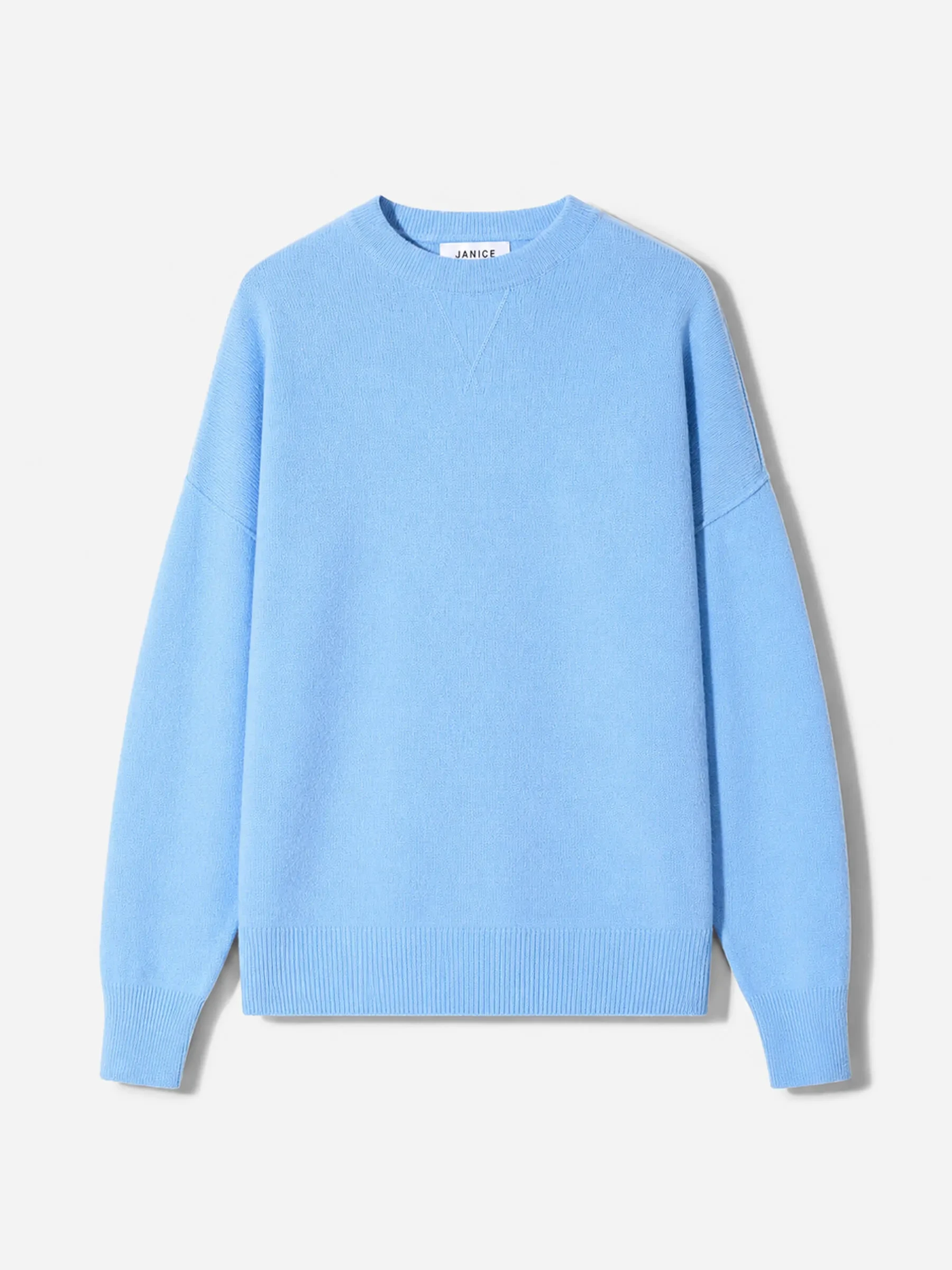 Cashmere Dames Trui Lewis Licht Blauw