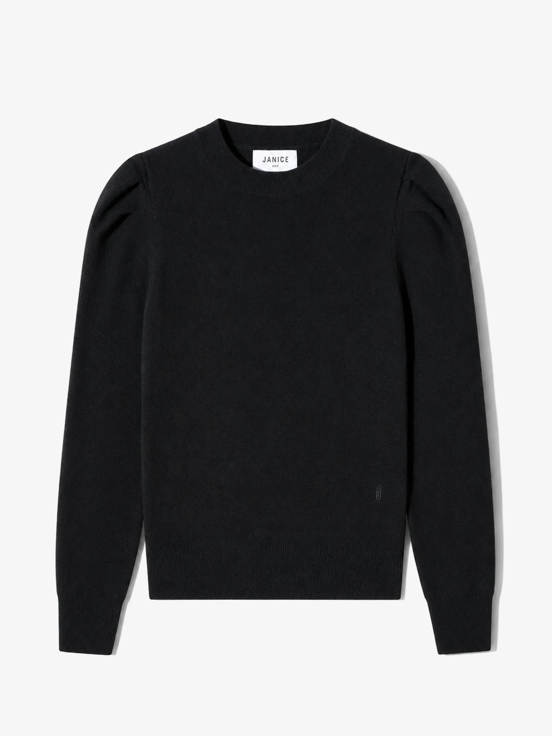 Cashmere Dames Trui Pofmouw Mave Zwart