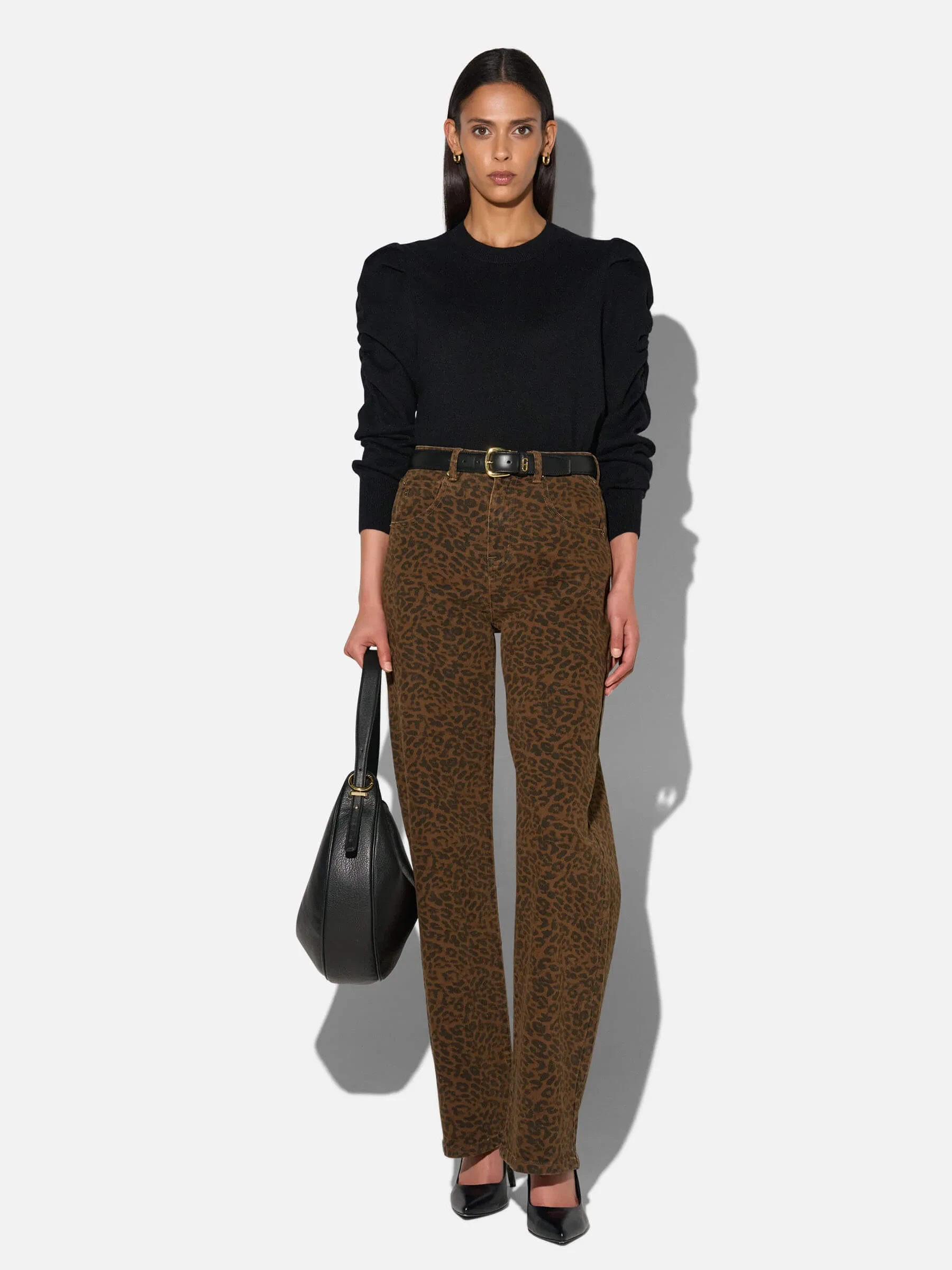Cashmere Dames Trui Pofmouw Mave Zwart